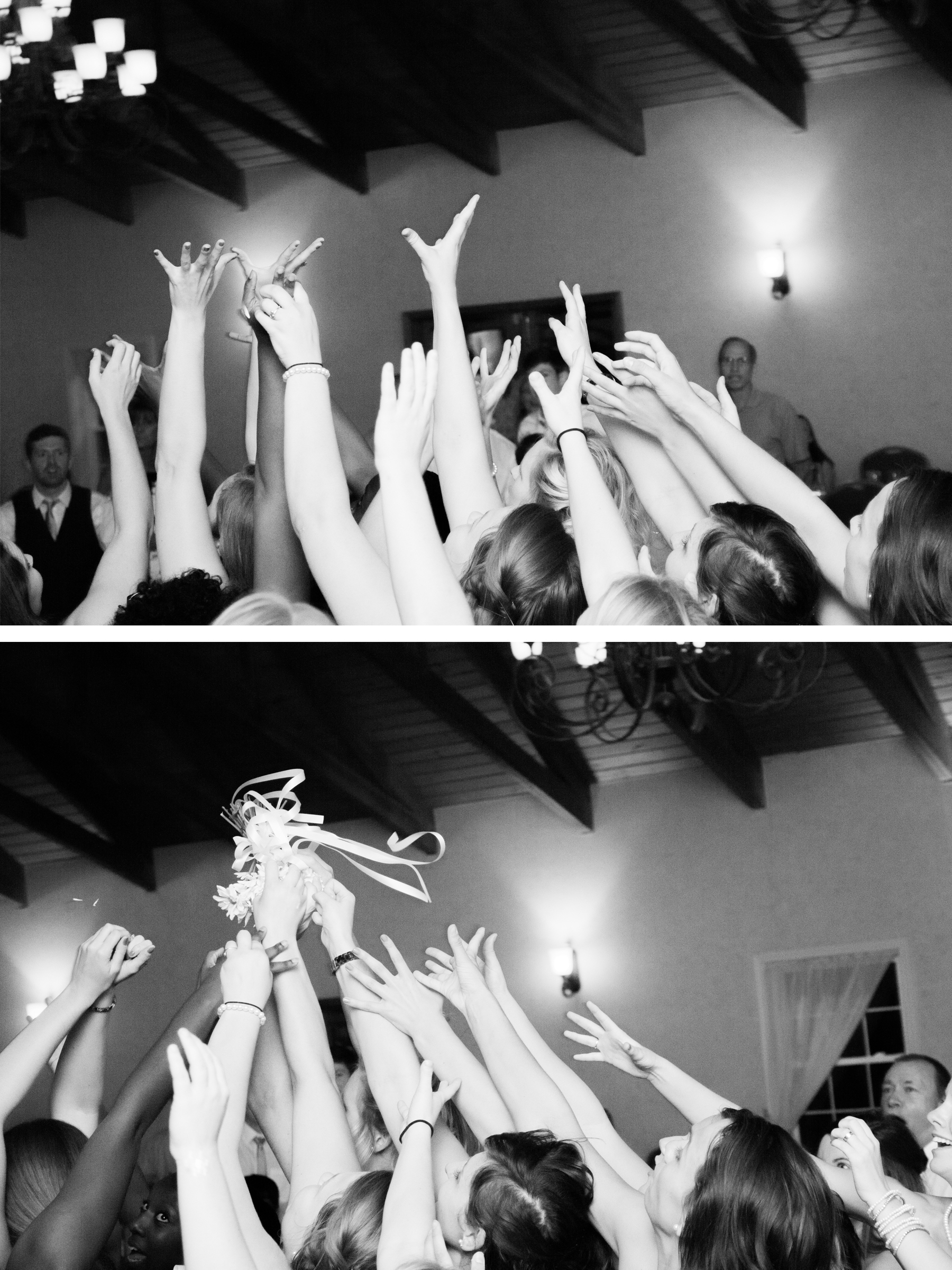 Then there was the bouquet toss.