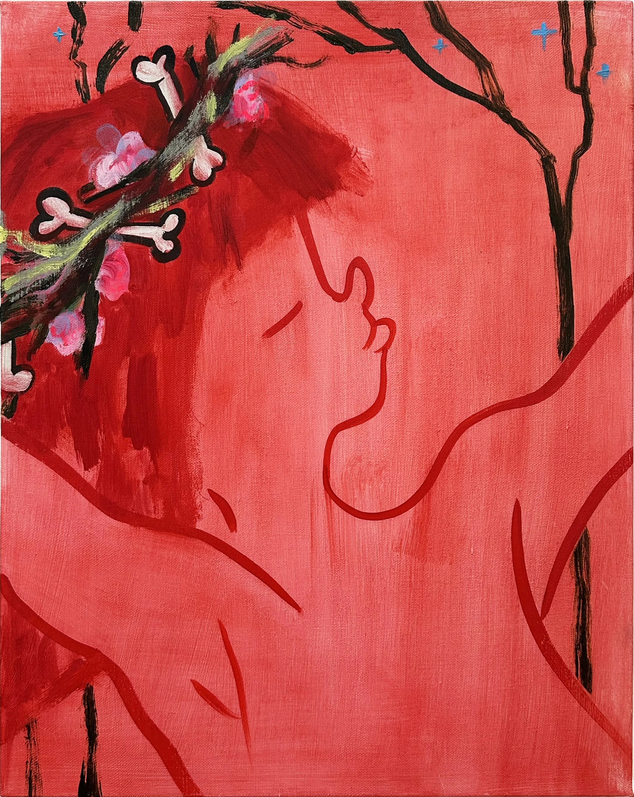 Nature-Based, 2025, oil on canvas, 16 x 20 inches