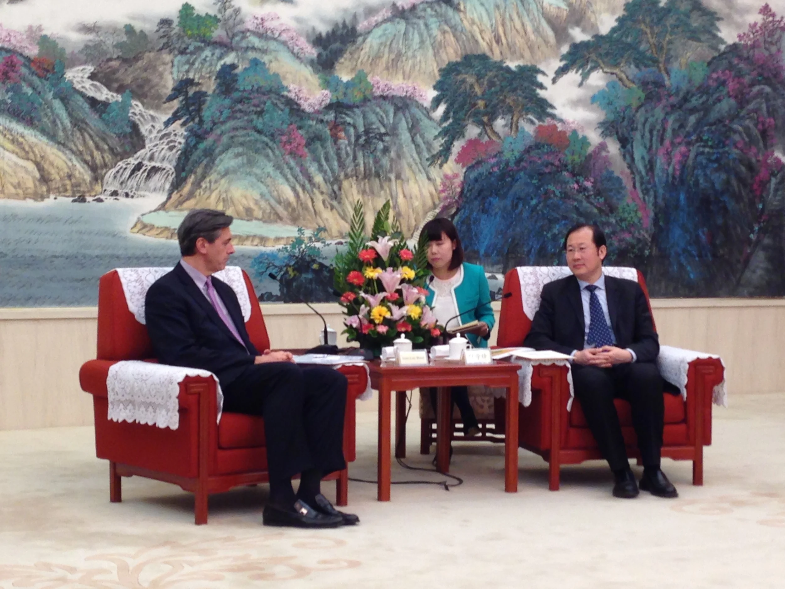 With Mr. Ren Xue Feng Vice Mayor of TJ and Mr. Guo Cheng Ming Deputy Commissioner of TJFDA 