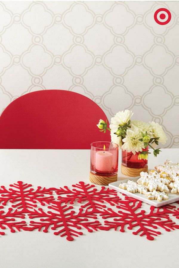 Felt Snowflake Table Runner