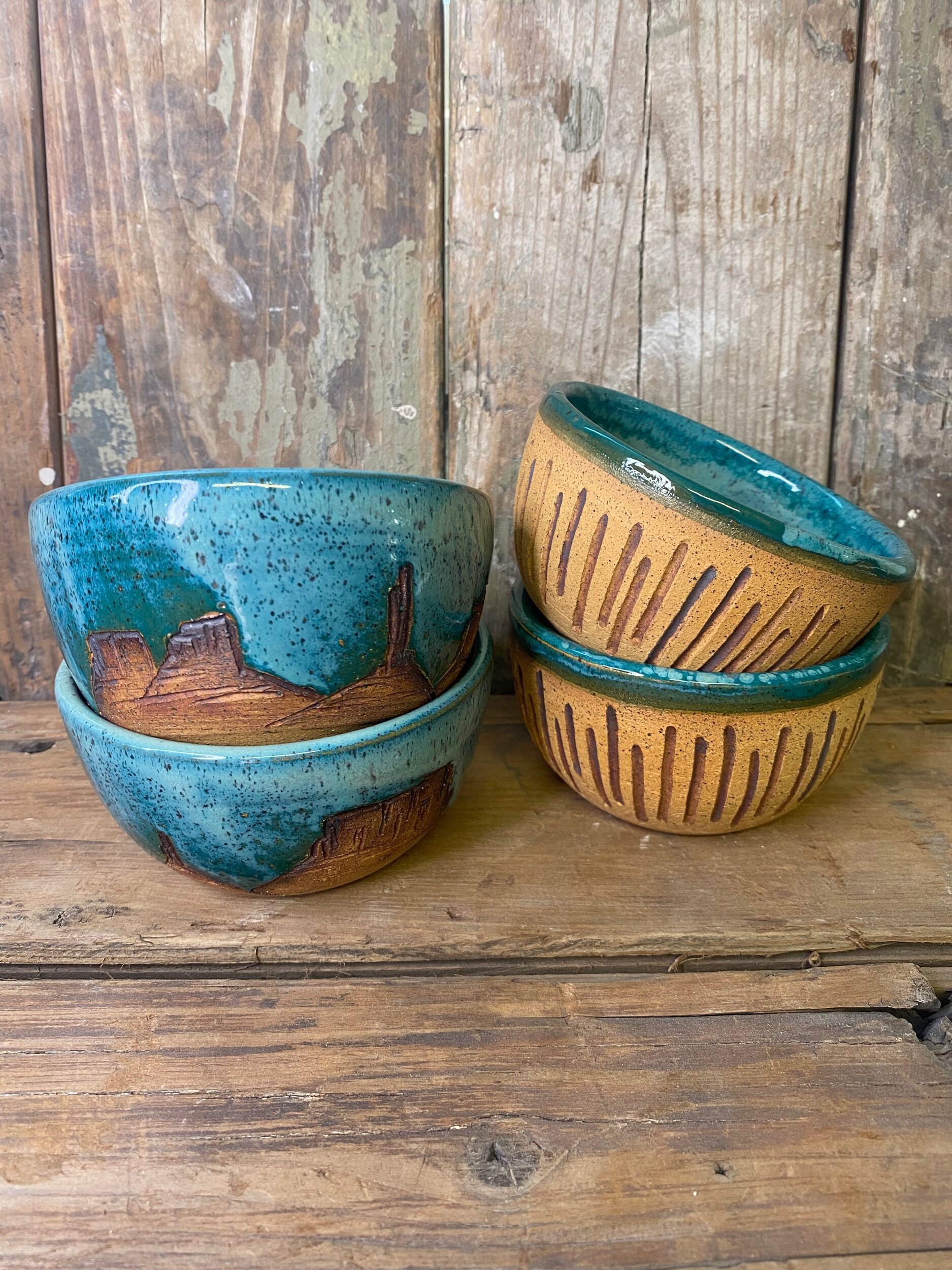 Rob Anderson - 4 Asian Tea Cups