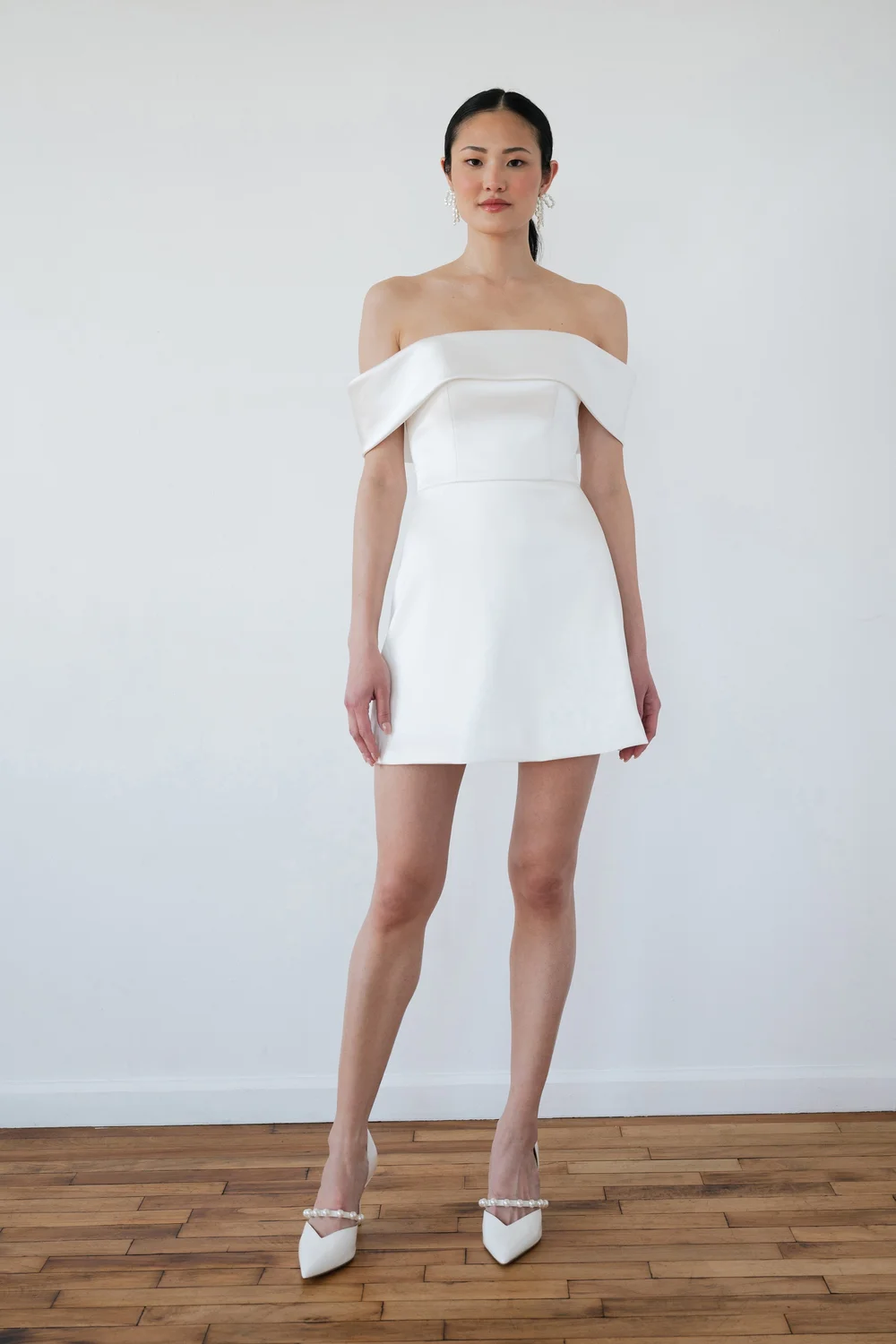 knee length dresses for ladies Maci Linen Mini Dress
