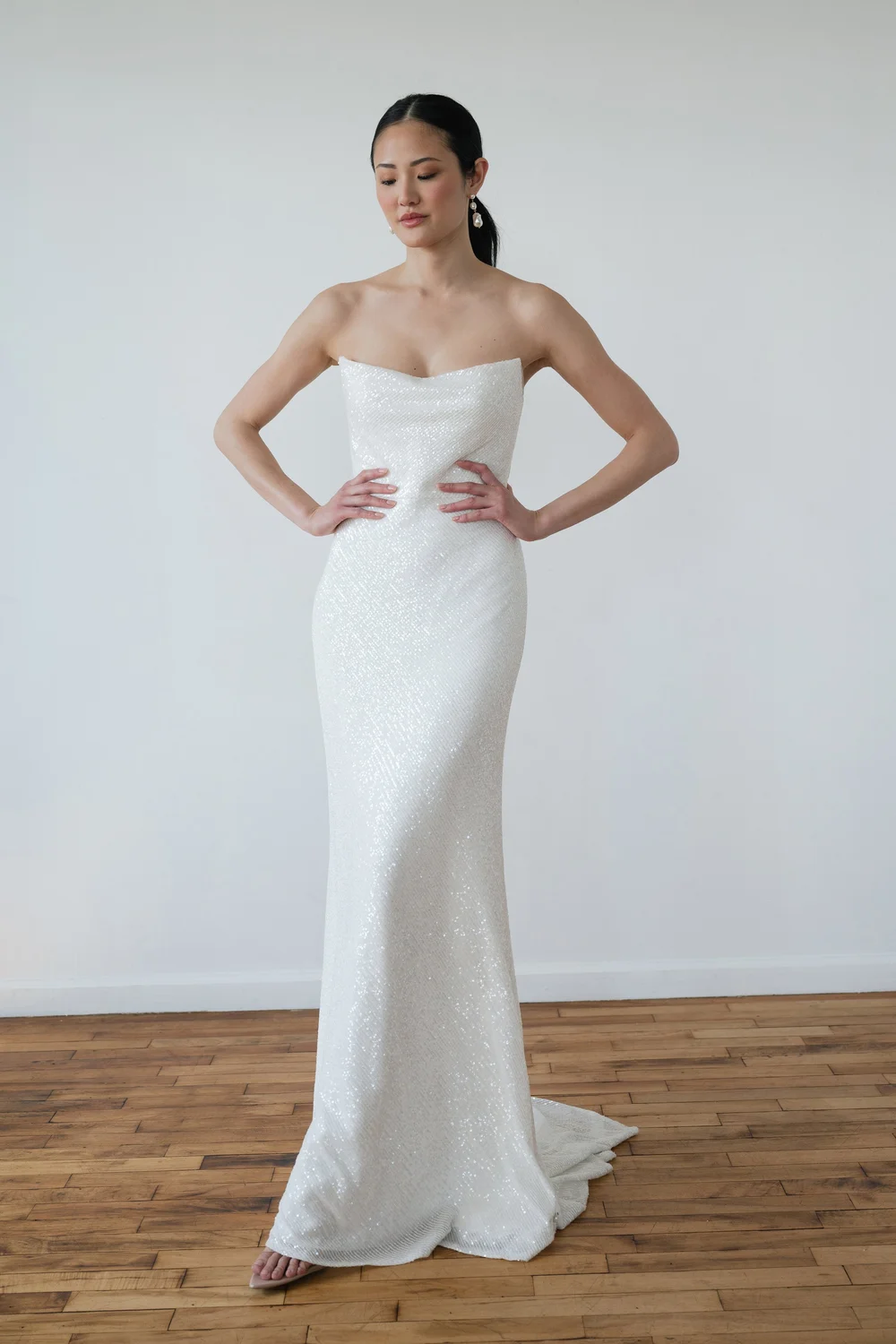 jenny yoo sequin dress Jenny Yoo Little White Dress Frances