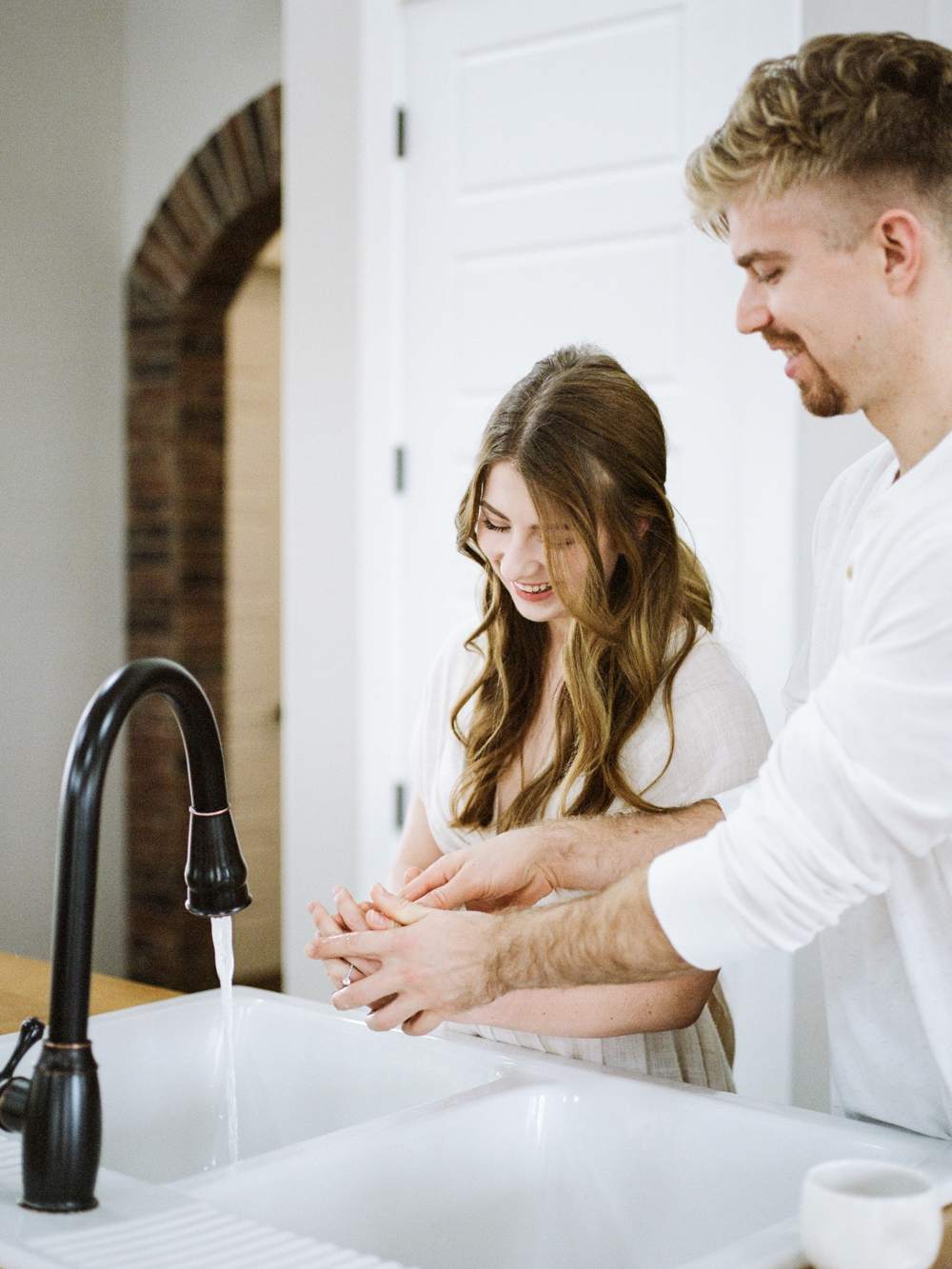 at home engagement session - Christine Gosch - featured on Magnolia Rouge - film photographer - elopement and intimate wedding photographer-9.jpg