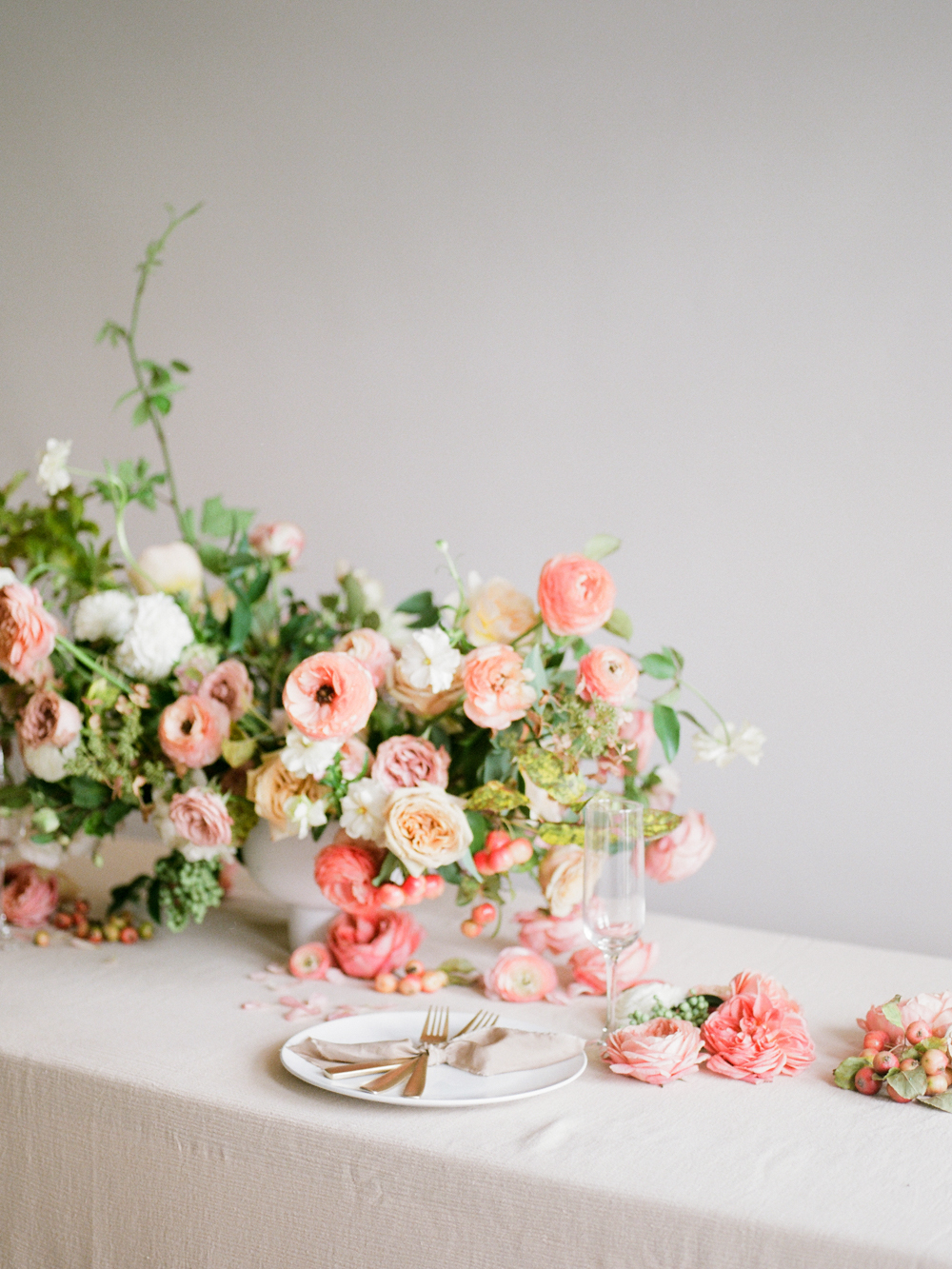 film wedding photographer - Houston wedding photographer - intimate wedding photographer - Christine Gosch - fall wedding inspiration - blush fall wedding - wedding flowers - fall wedding flowers - wedding table inspo-2- Maxit Flower Design.jpg