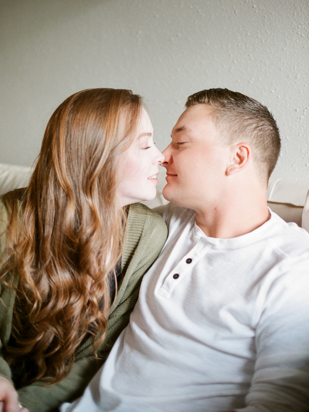 in home engagement session - film photographer - houston wedding photographer-5.jpg