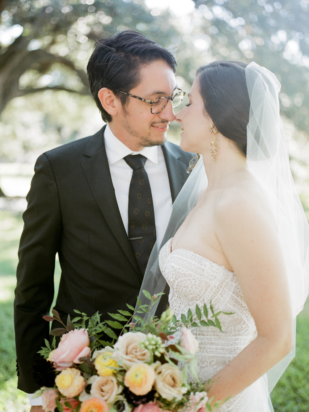 fall wedding at rothko chapel- houston wedding photographer-christine gosch - film photographer - elopement photographer- intimate wedding - lovely bride wedding gown-12.jpg