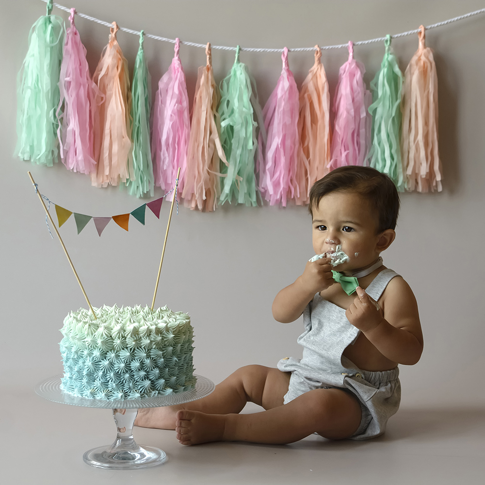Wonderbaarlijk Cake smash voor eerste verjaardag — Florence Schmit Photography NV-02