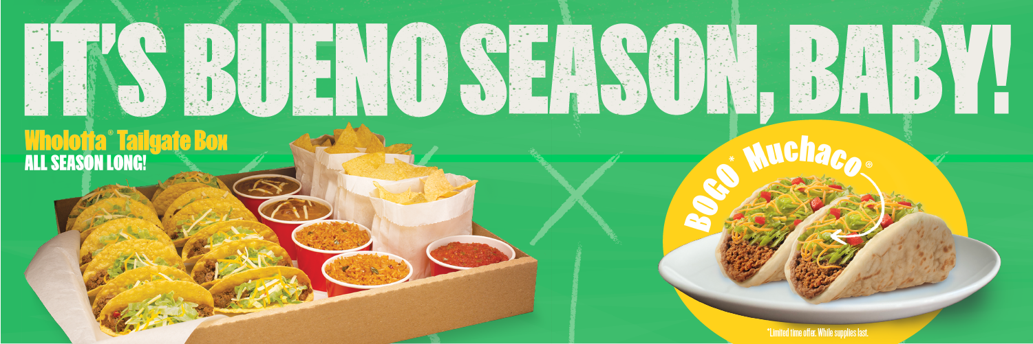 IT'S BUENO SEASON AT TACO BUENO!