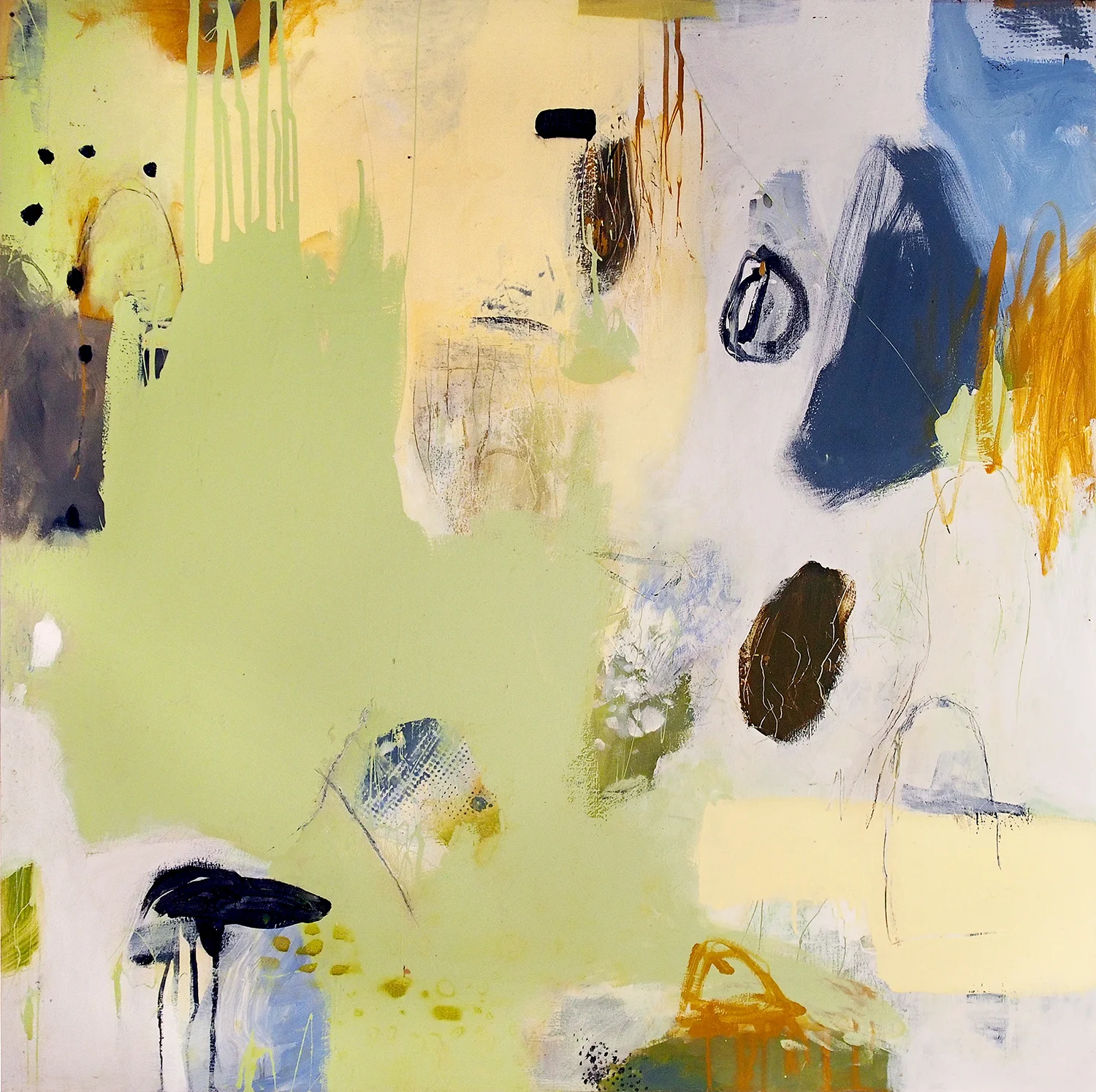 Along the way Acrylic on wood panel 14LWP102 36" x 36" x 1 1/2"