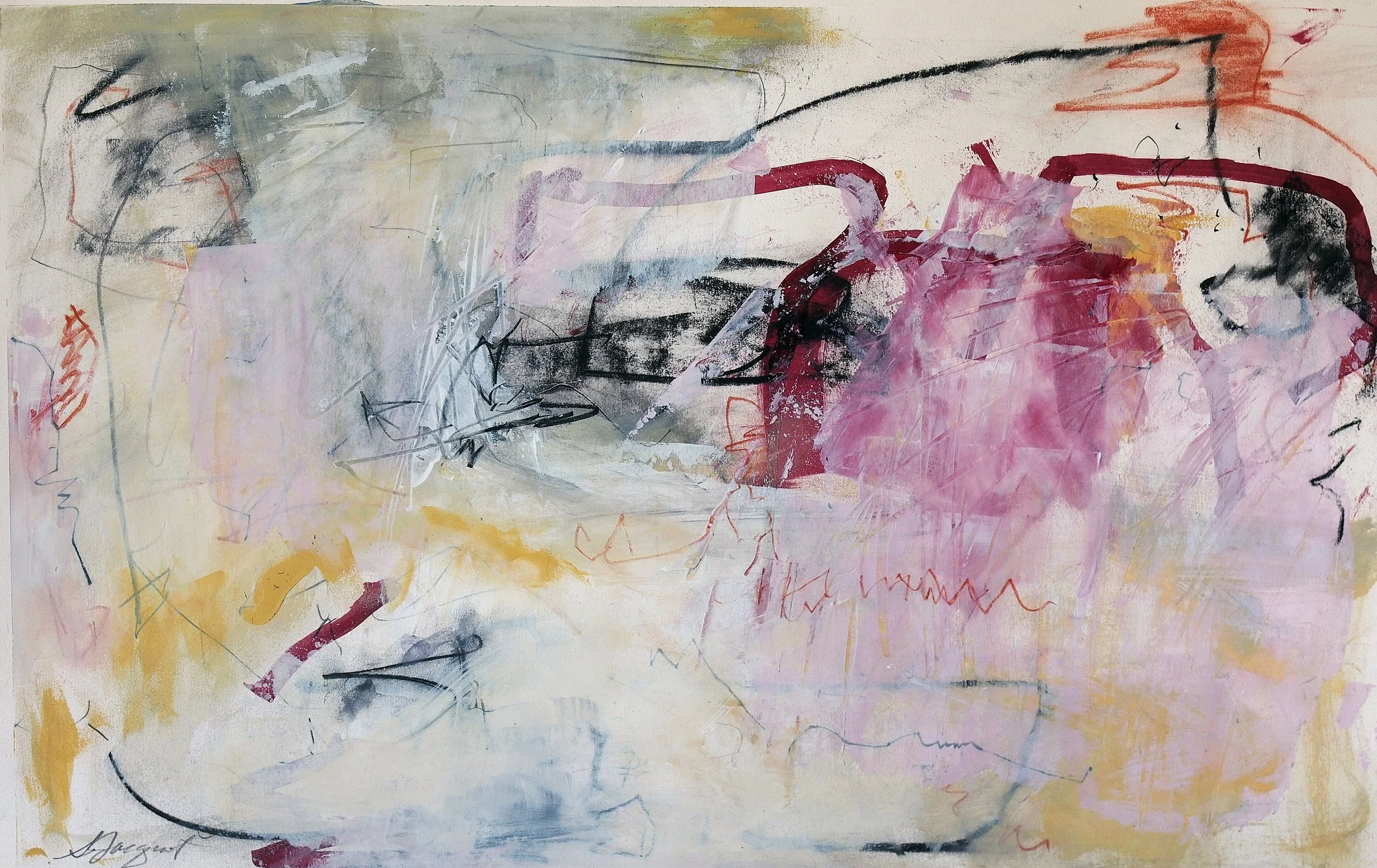 Acrylic on paper 16WOP 11" X 14" unframed