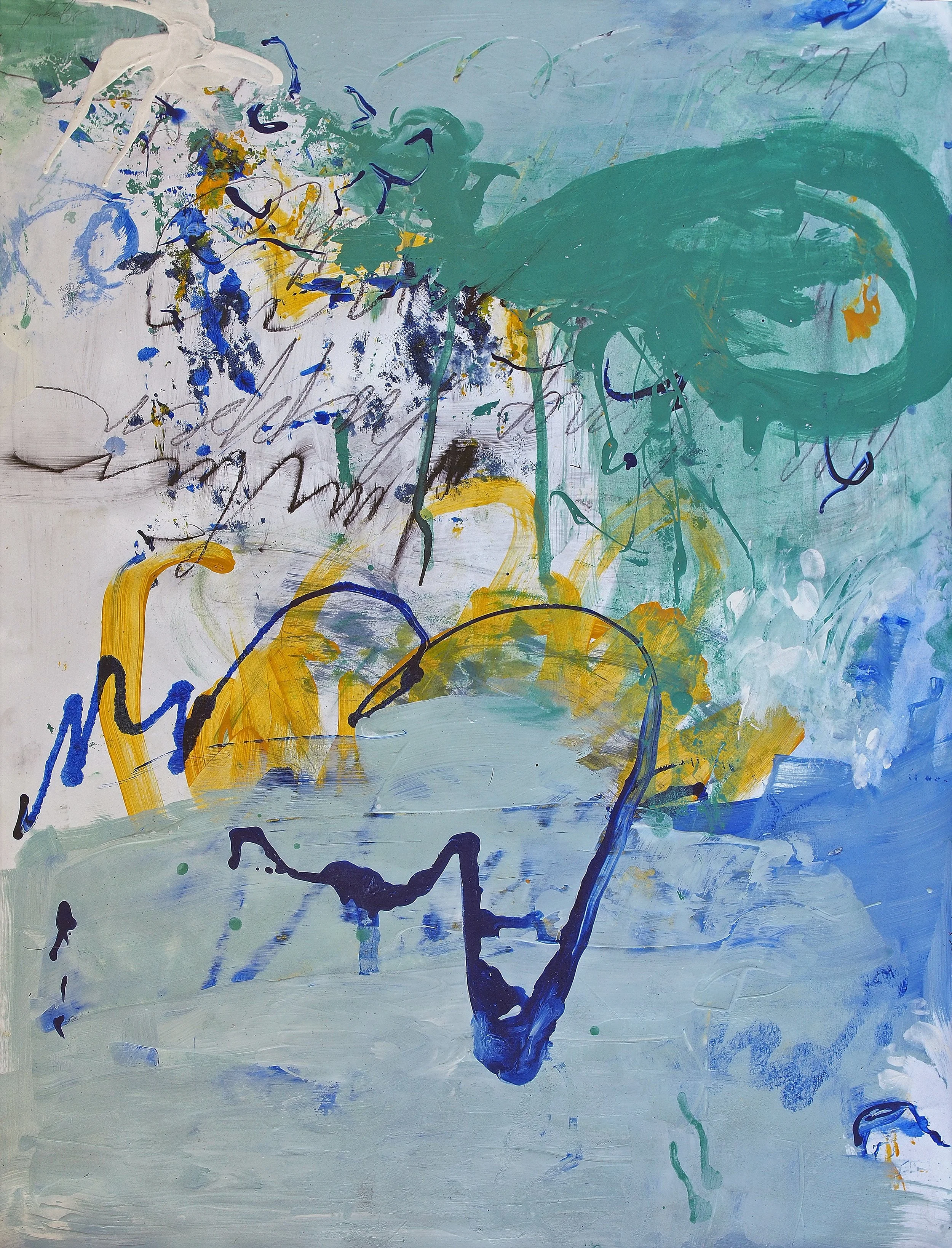 Acrylic on paper 16WOP 22" x 28" unframed $600 + SHIPPING