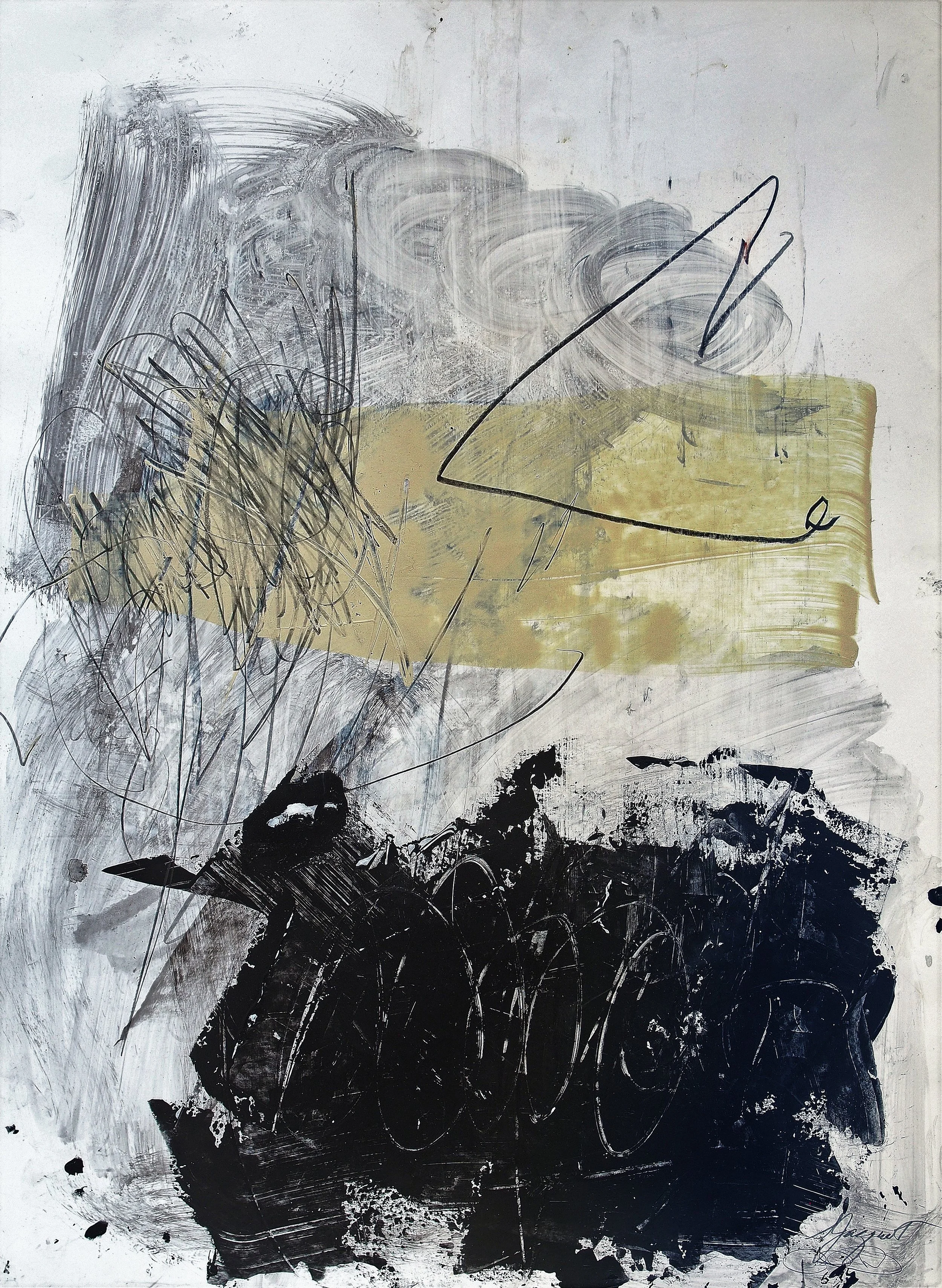 Acrylic and graphite on paper Collaboration with Carl Heyward 16WOP Not For Sale