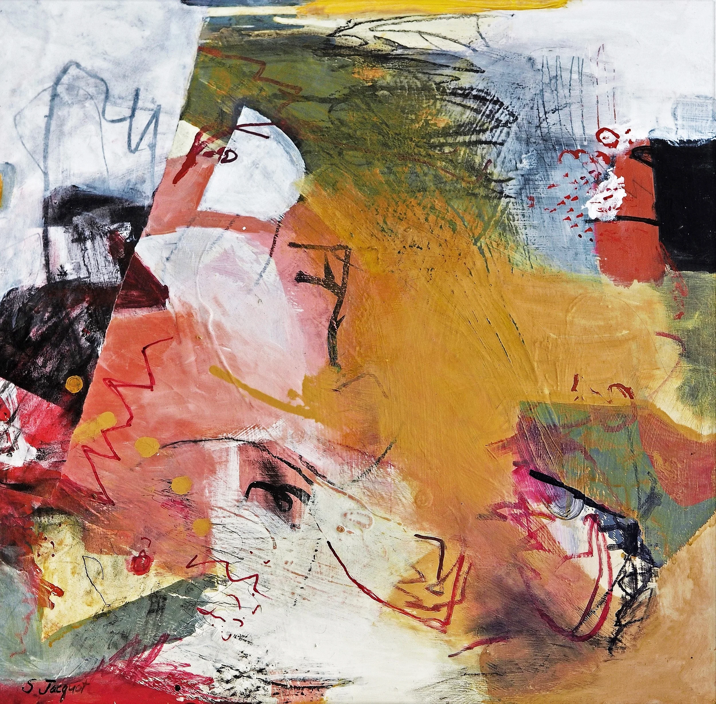 Acrylic on wood panel 16SWP110 20" x 20"