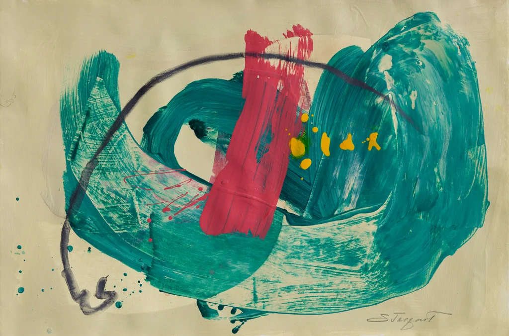 Conversations 25 22” x 15” Acrylic and graphite on paper 2018