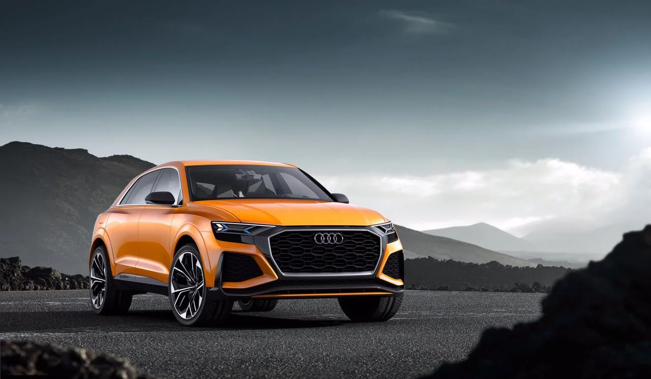 Audi Q8 Sport Concept  أودي سبورت تعكس سيارة الدفع الرباعي على شكل كوبيه في جنيف

