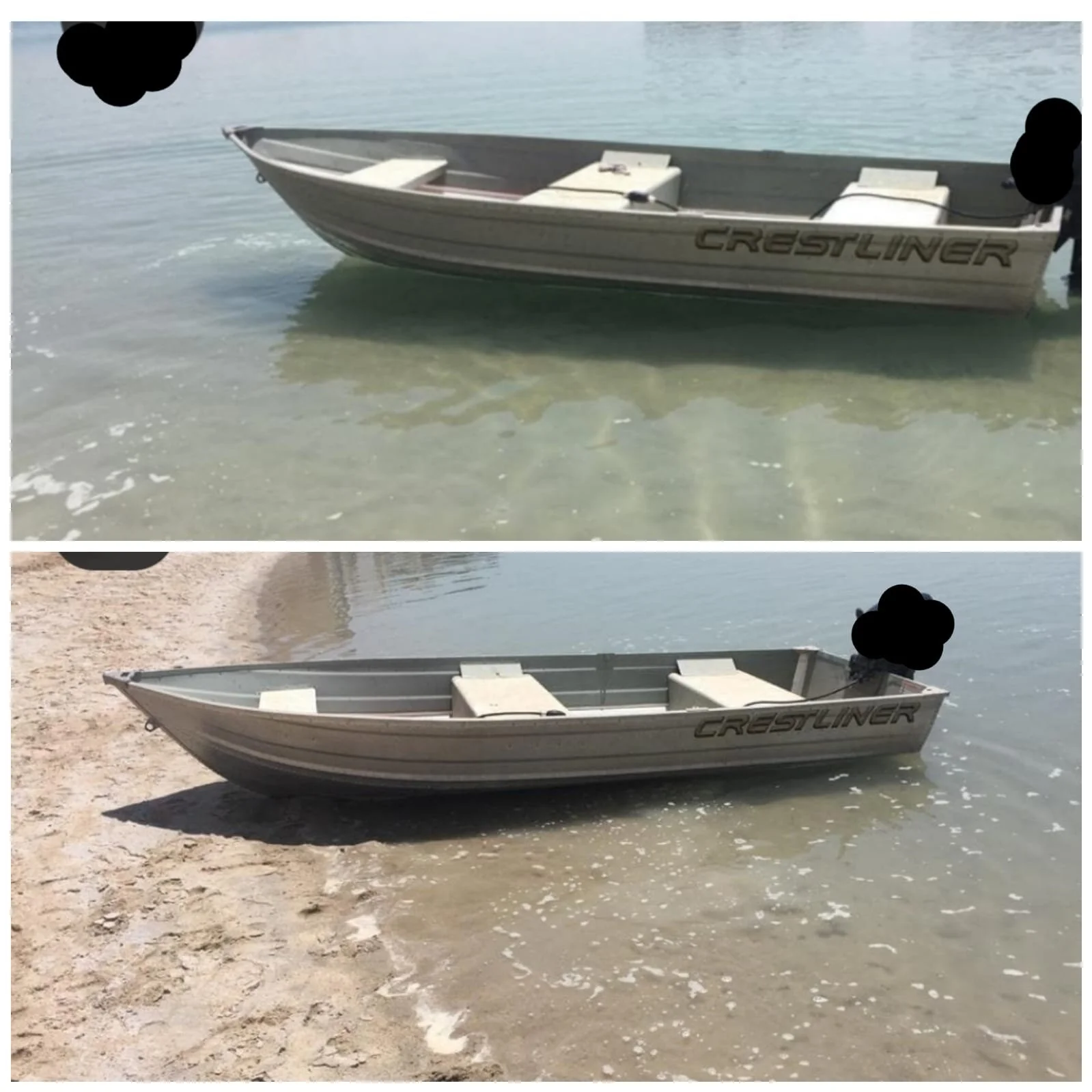 Aluminum boat 12fT للبيع طراد المونيوم ١٢ قدم