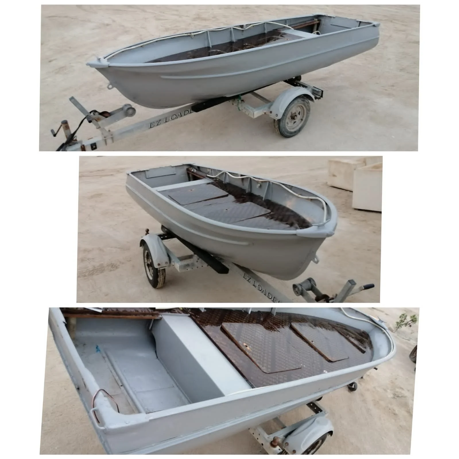 For sale aluminum boat 12ft للبيع طراد المنيوم ١٢ قدم