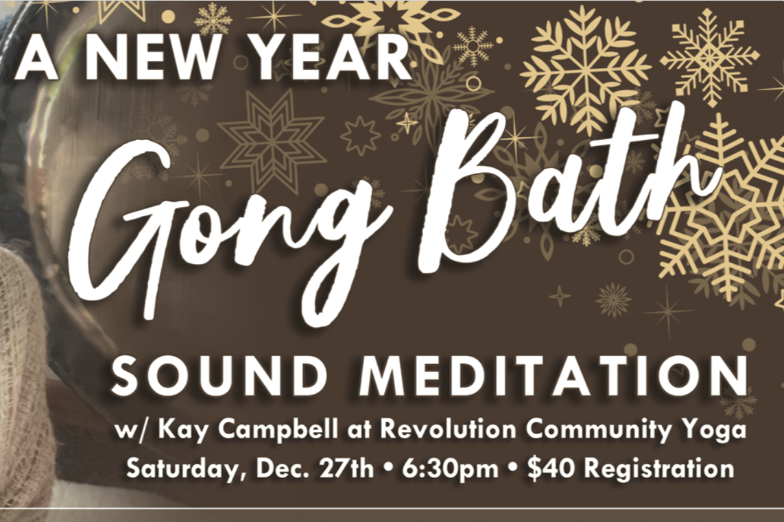 New Years Gong Bath @ RCY