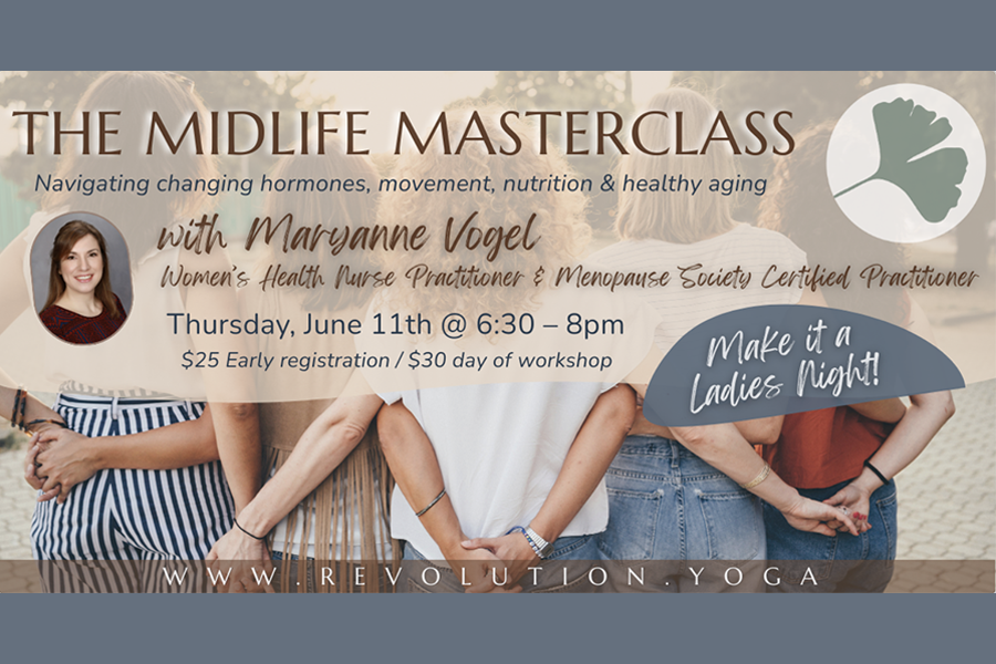 Midlife Masterclass for Women @ RCY