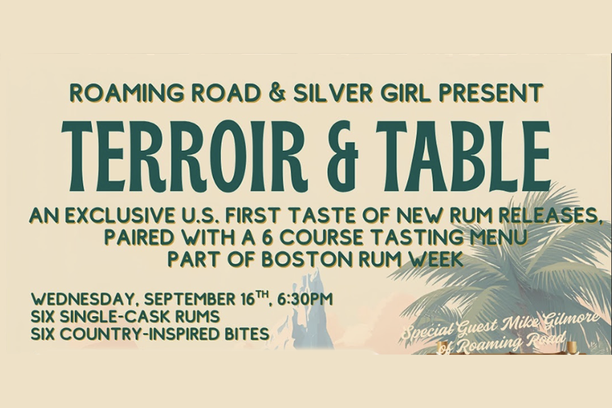 Terrior &amp; Table Rum Tasting @ Silver Girl