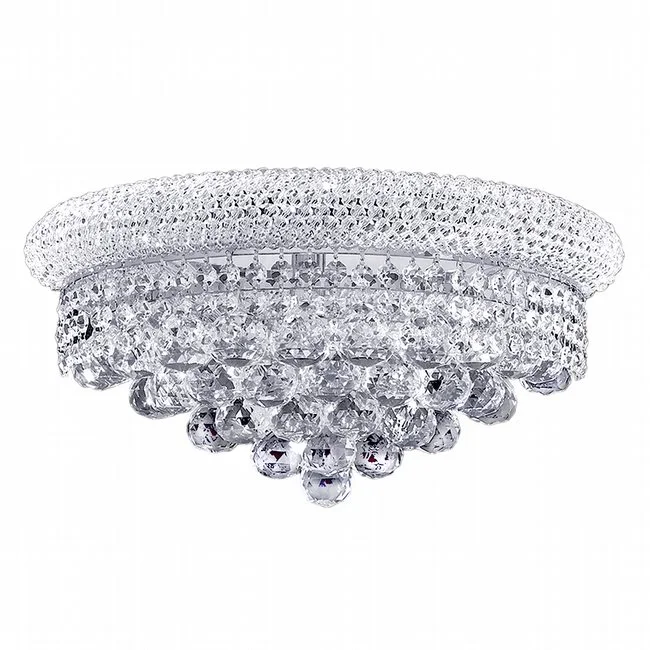 Chrome Wall Sconce- Empire Design