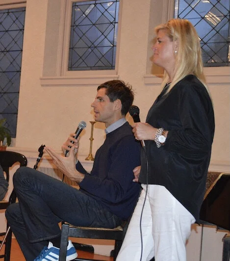 Pete and I at a “Let’s Talk” event