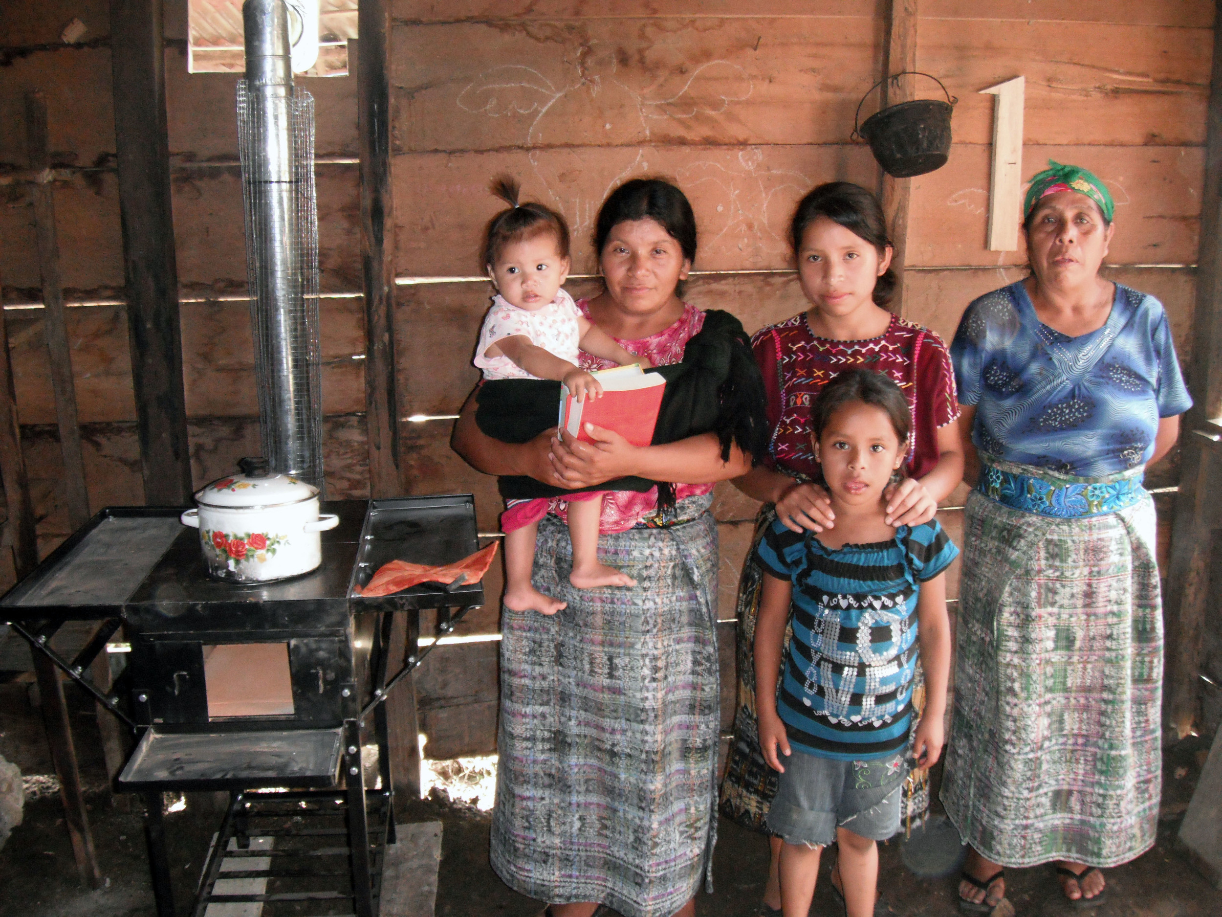 Family Receives New Stove