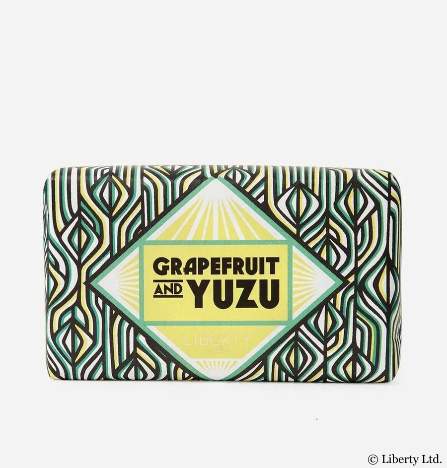  Liberty London  Torsten  Print Yuzu and Grapefruit Scented Soap 