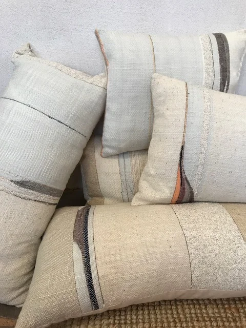 Neutral Rock Slab Pillow