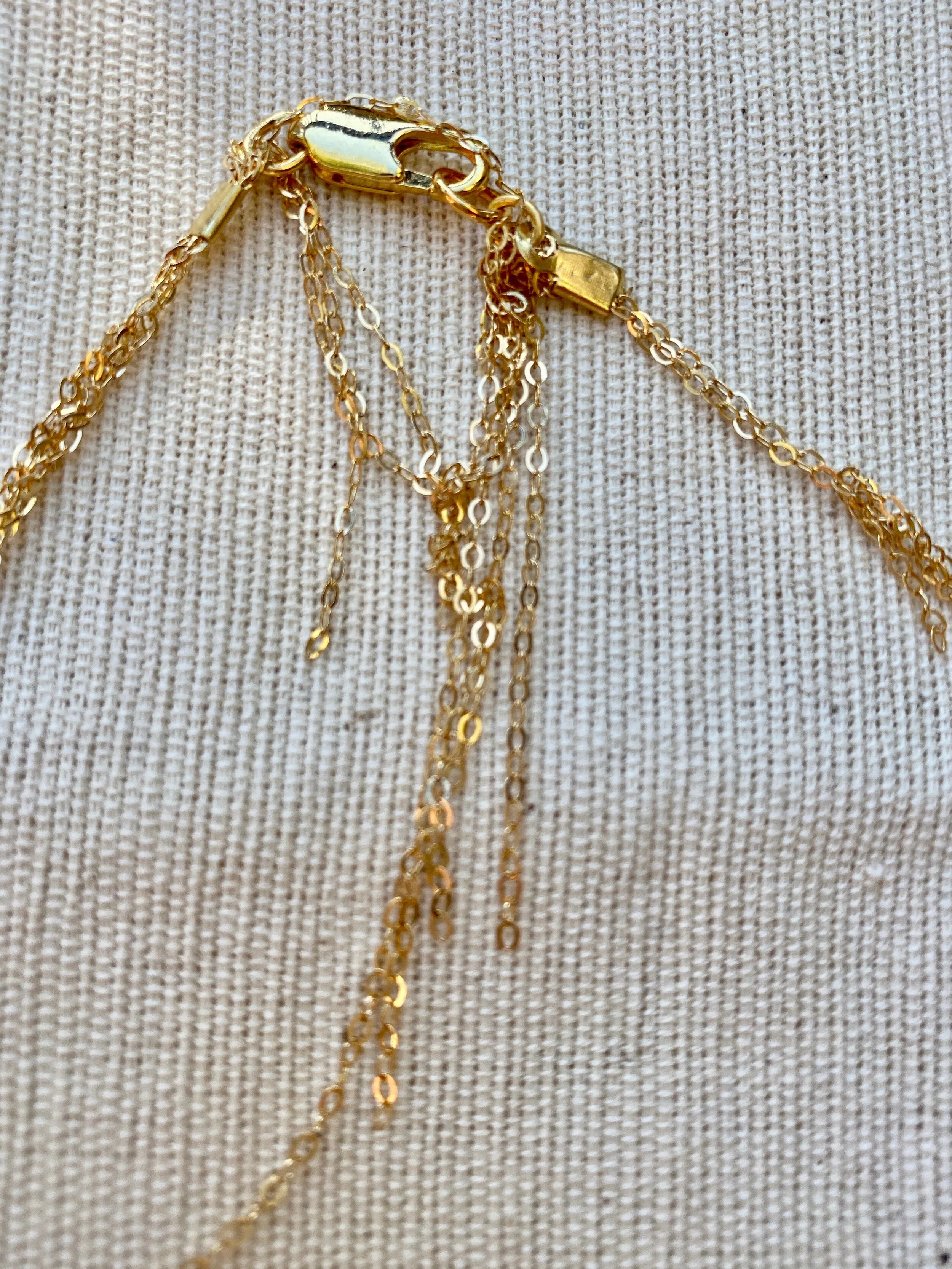 Handwoven Gold Necklace