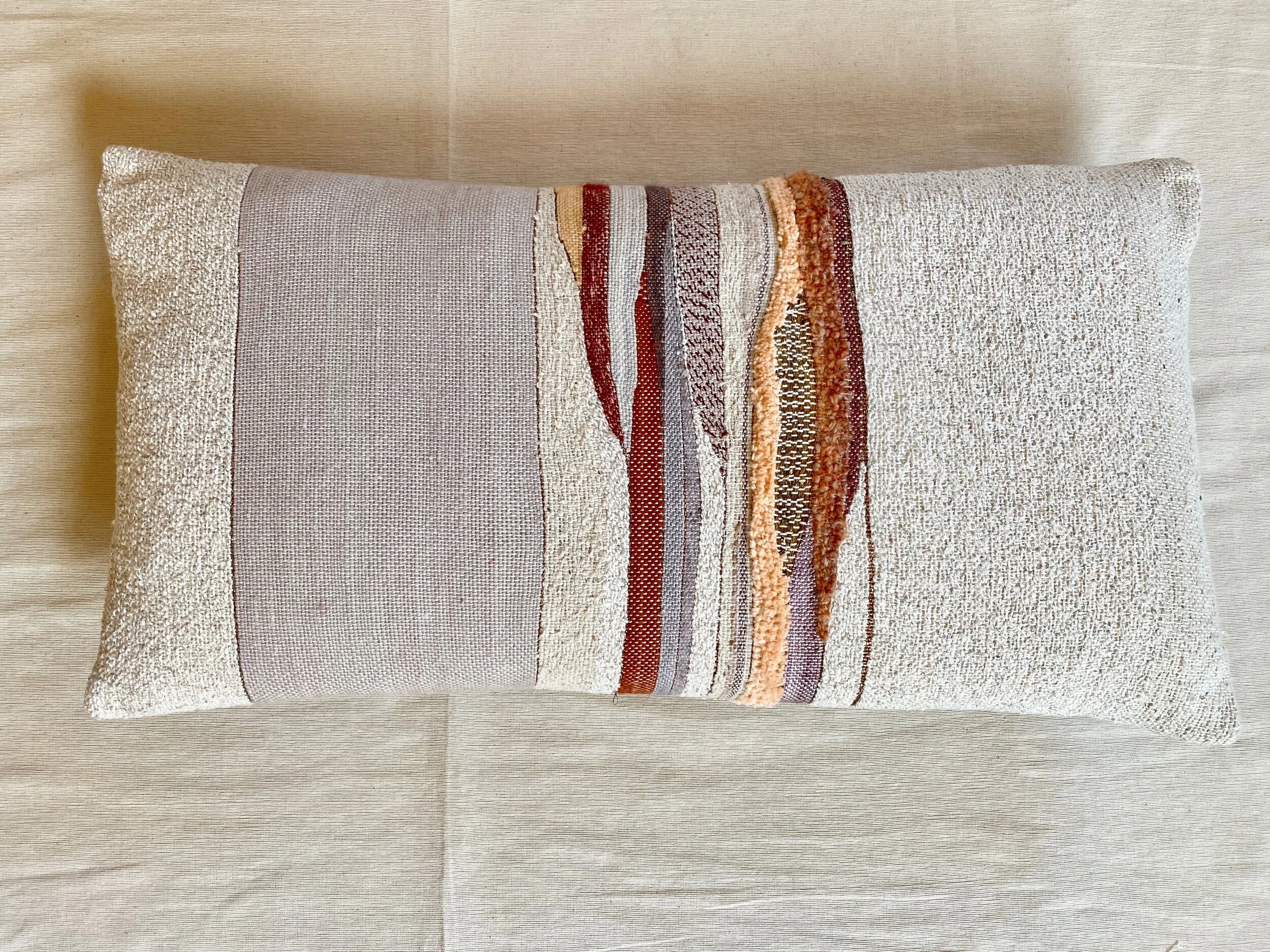 Rock Slab Pillow - Rust Stone 