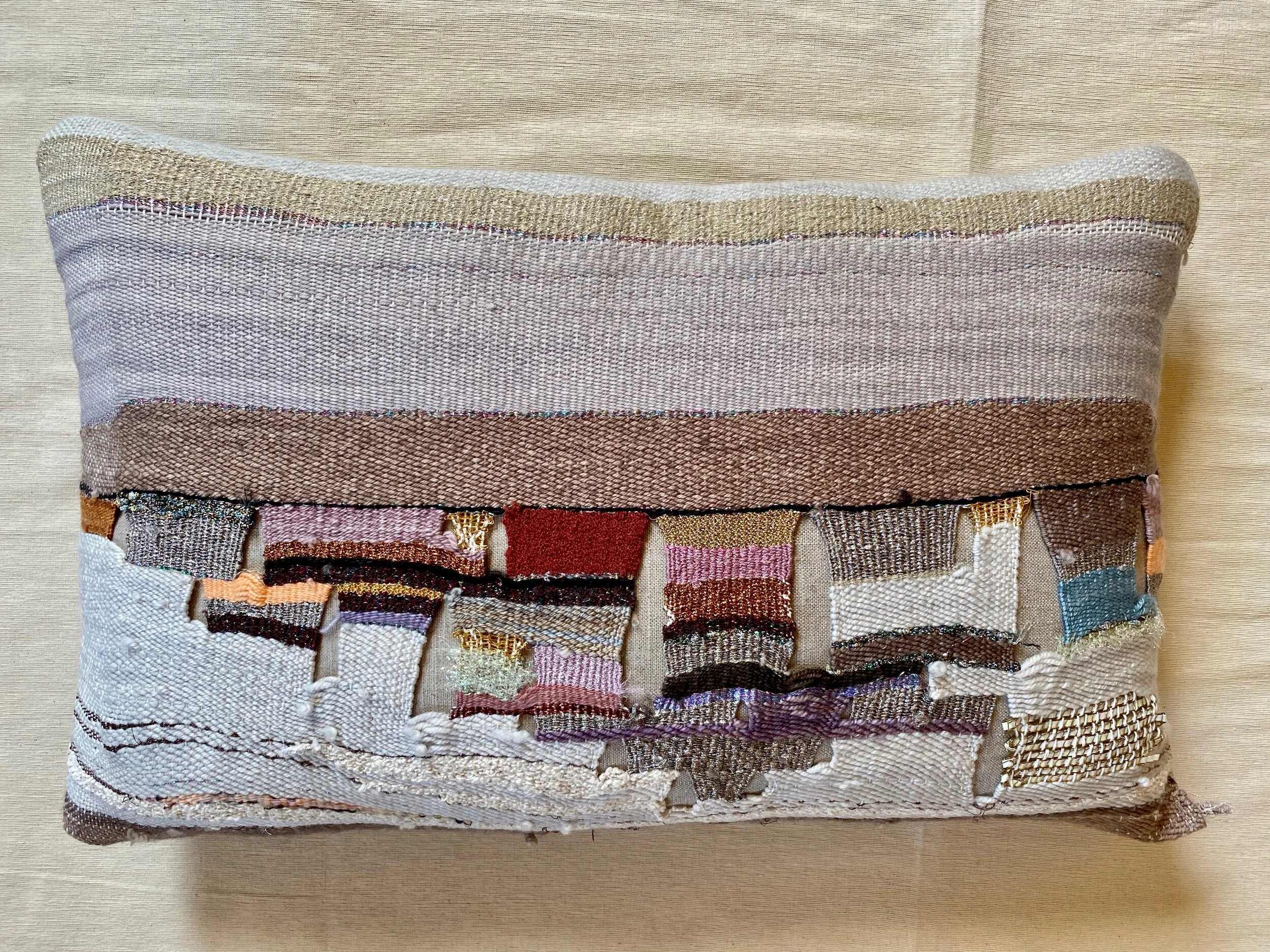 Tapestry Pillow - Silver Cross