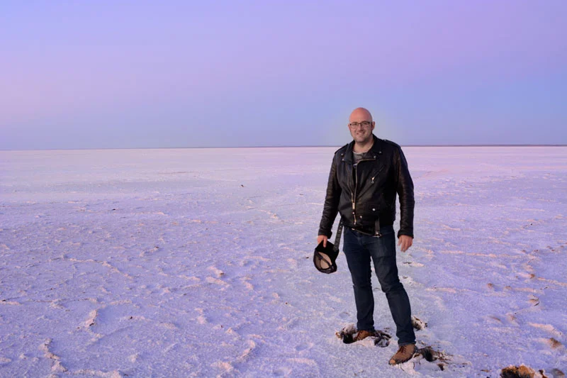 Self-Portrait, Lake Eyre, South Australia