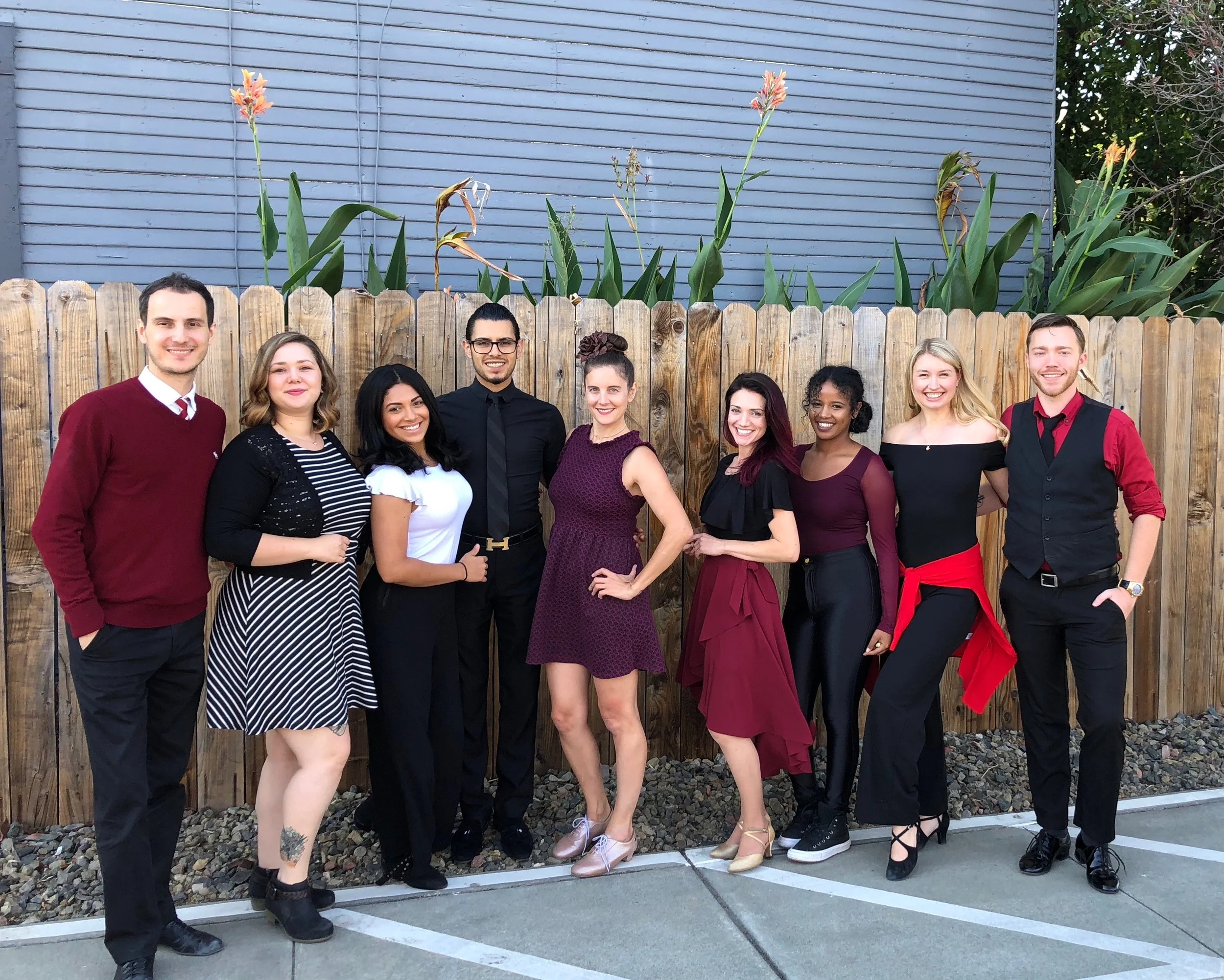 From left to right: Dmitri, Jessica, Isamar, Rafael, Cara, Jenny, Danaite, Alexandra, Spencer