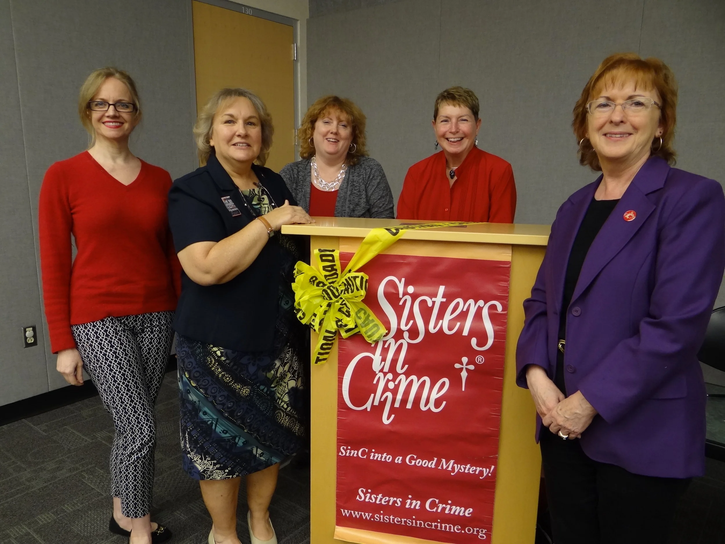 L-R: Fiona Quinn, Rosemary Shomaker, Heather Weidner, Vivian Lawry, and Maggie King