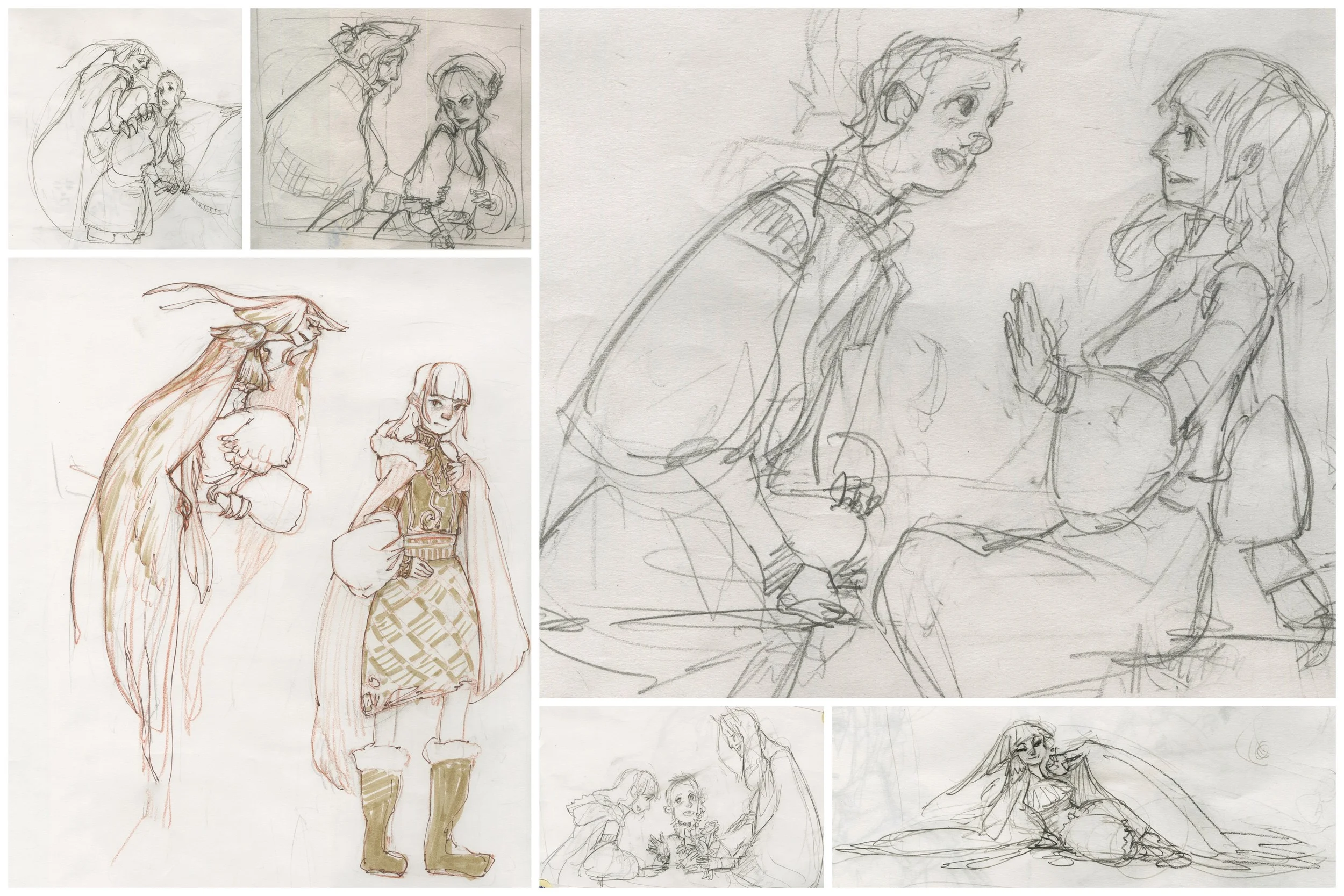 sketches for characters