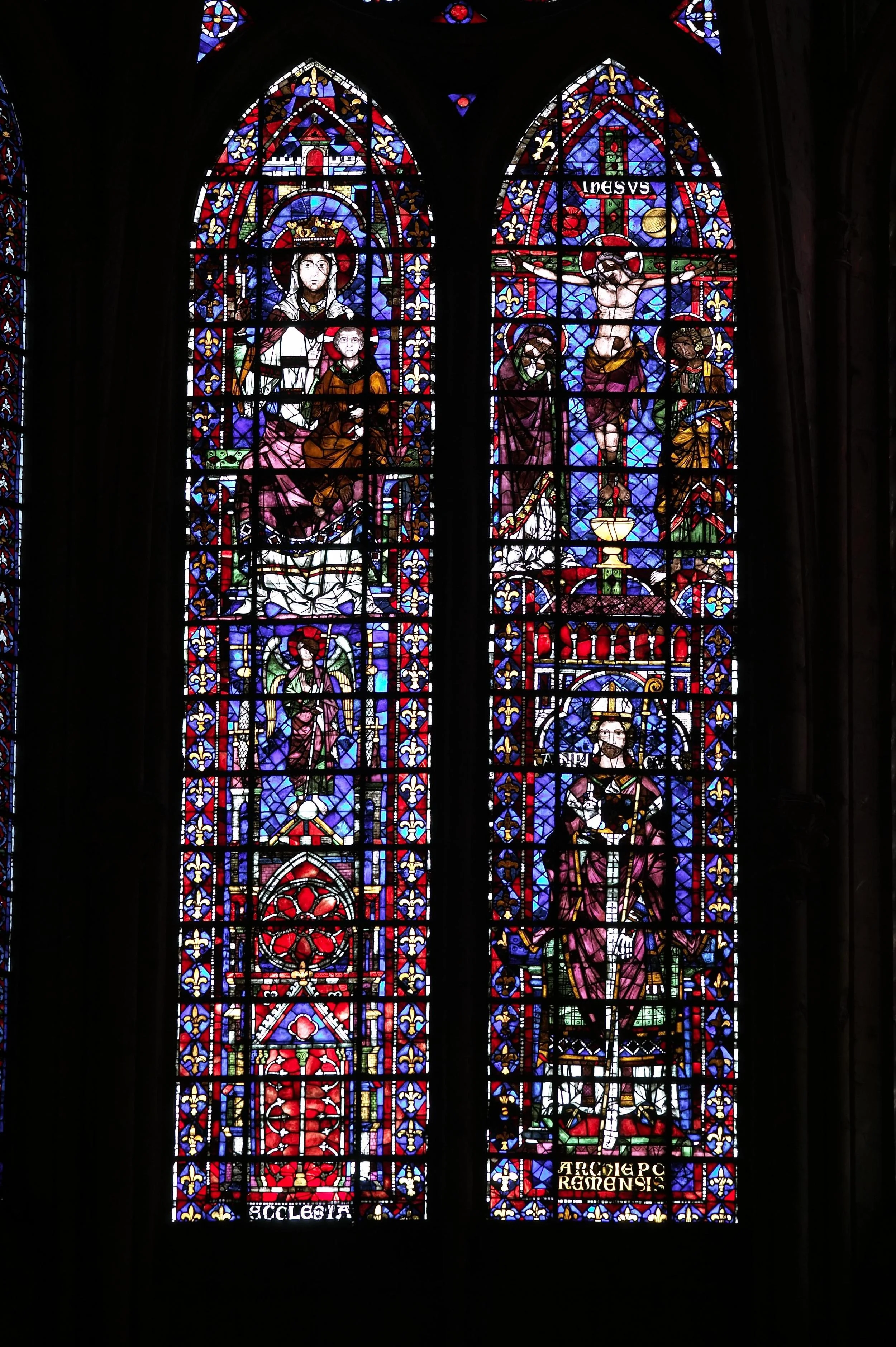 Stained Glass Windows, Apse, Reims Cathedral
