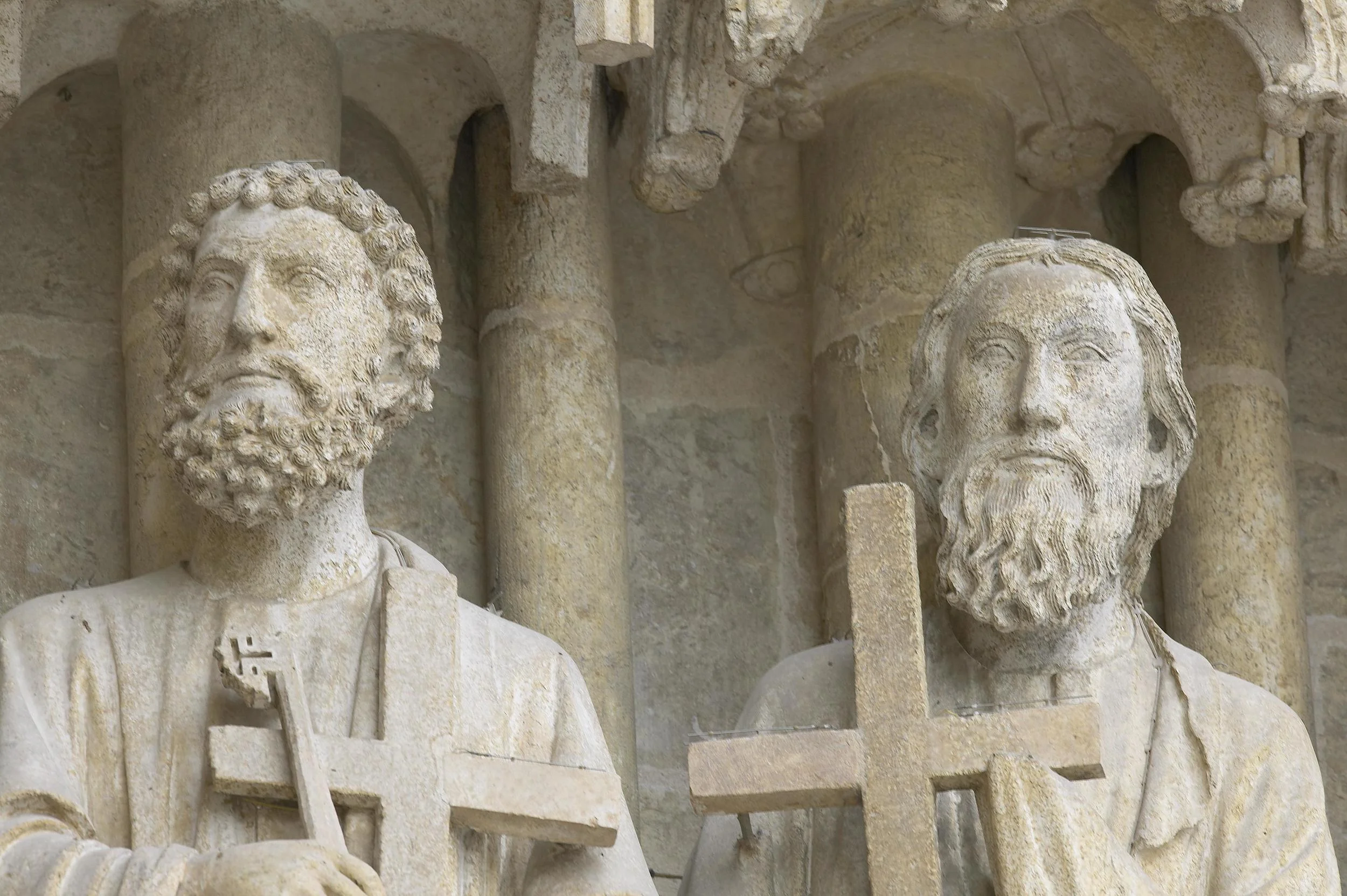 Jamb Figures: Apostles Peter and Andrew