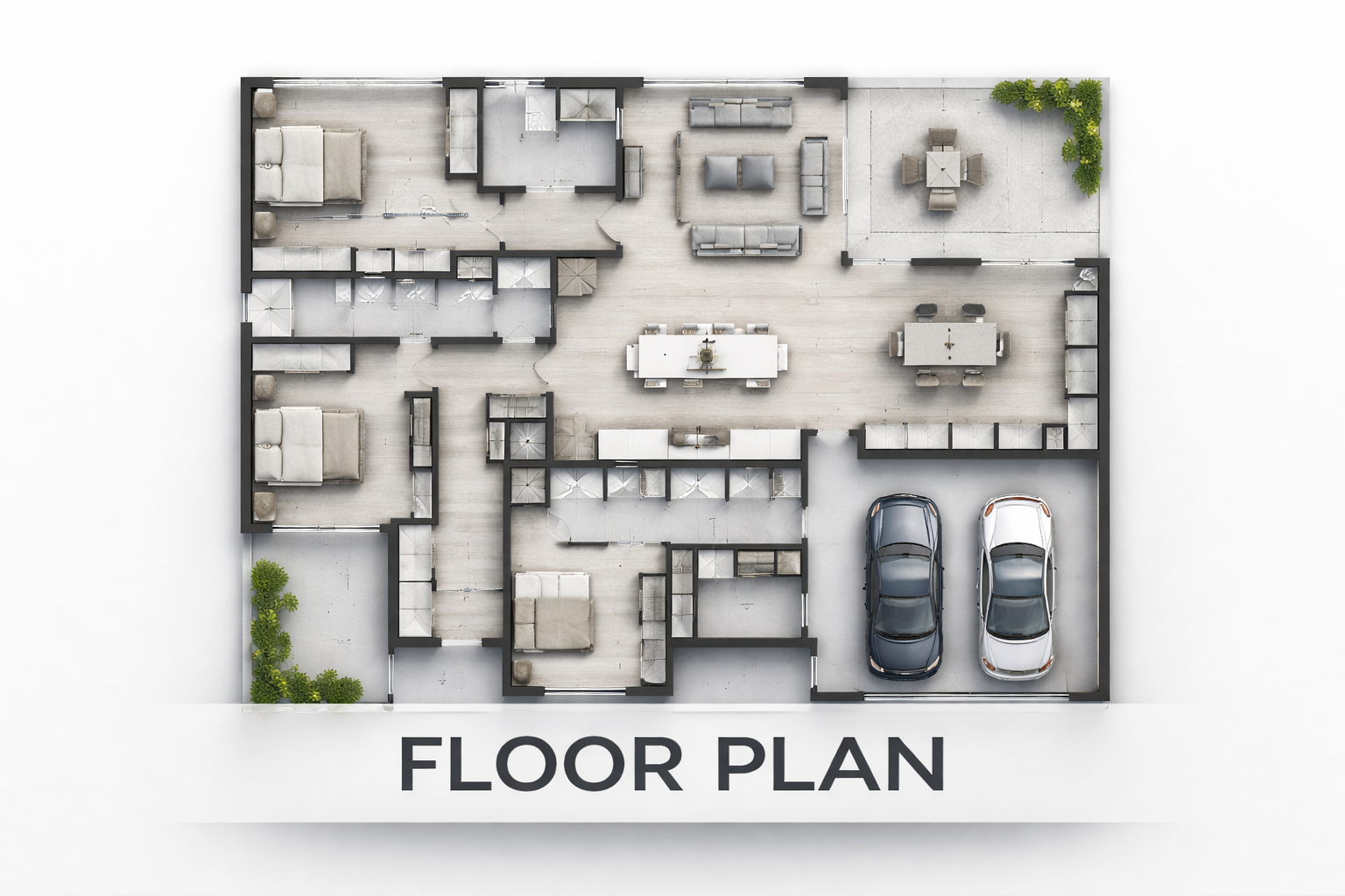 Professional 2D Floor Plan Service