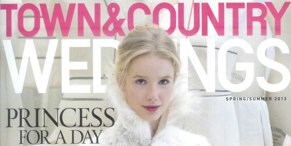 We Love Love: TOWN &amp; COUNTRY spots us at a dreamy wedding