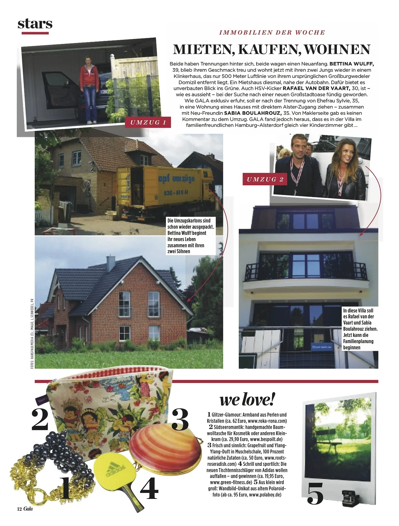 We were featured in Germany's Gala Magazine!
