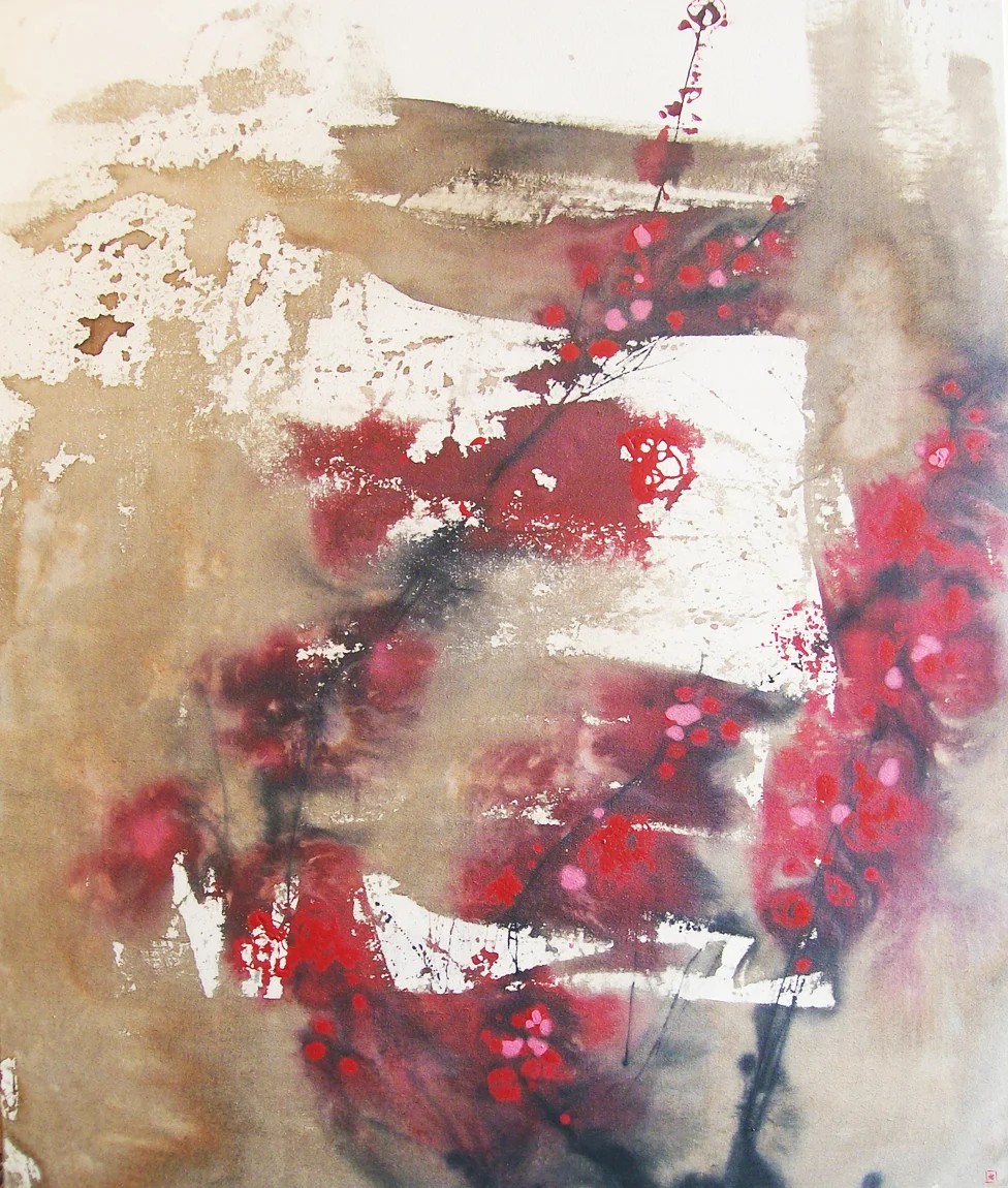 red flowers