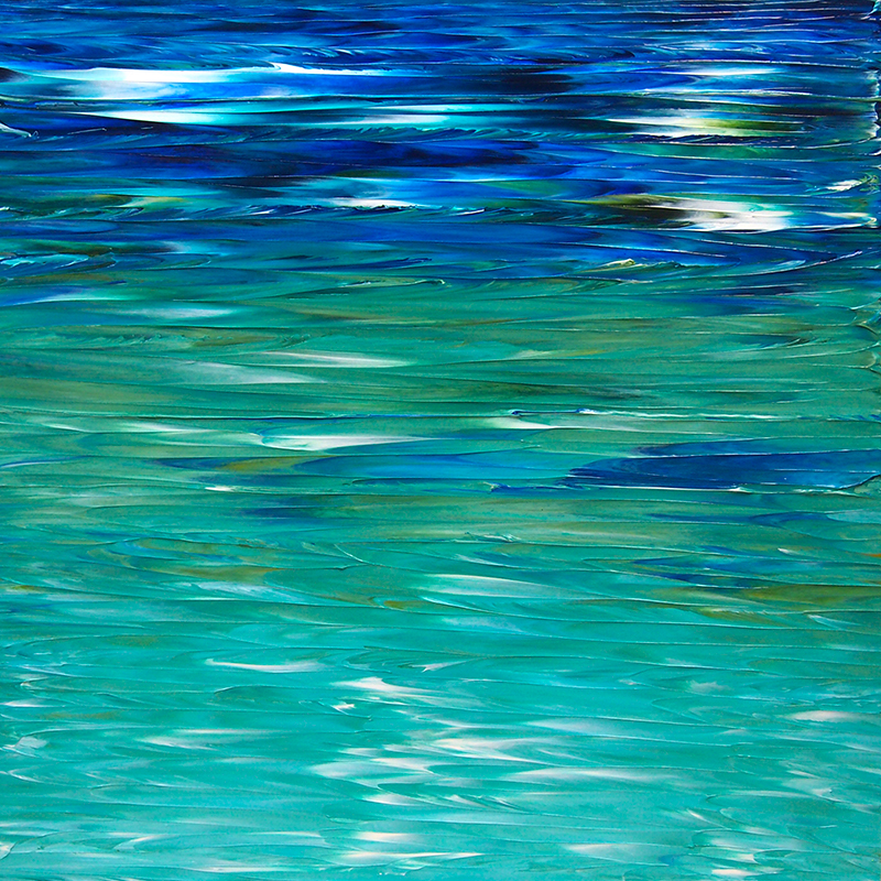 Lake of many colours #26 36" X 36"