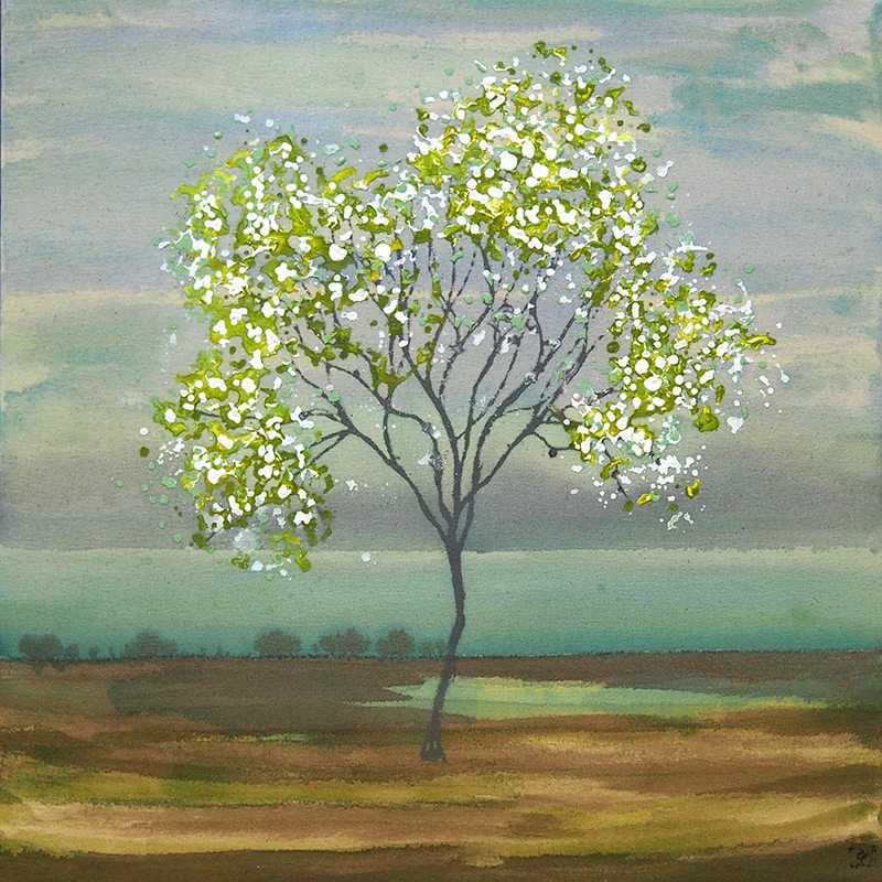 white blossom wild