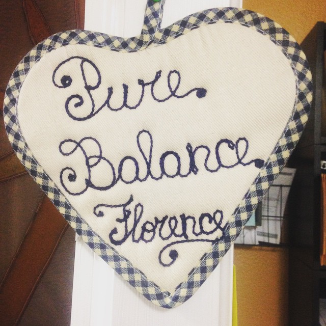 A beautiful gift from our good friend and longtime member Florence! Thank you so much!