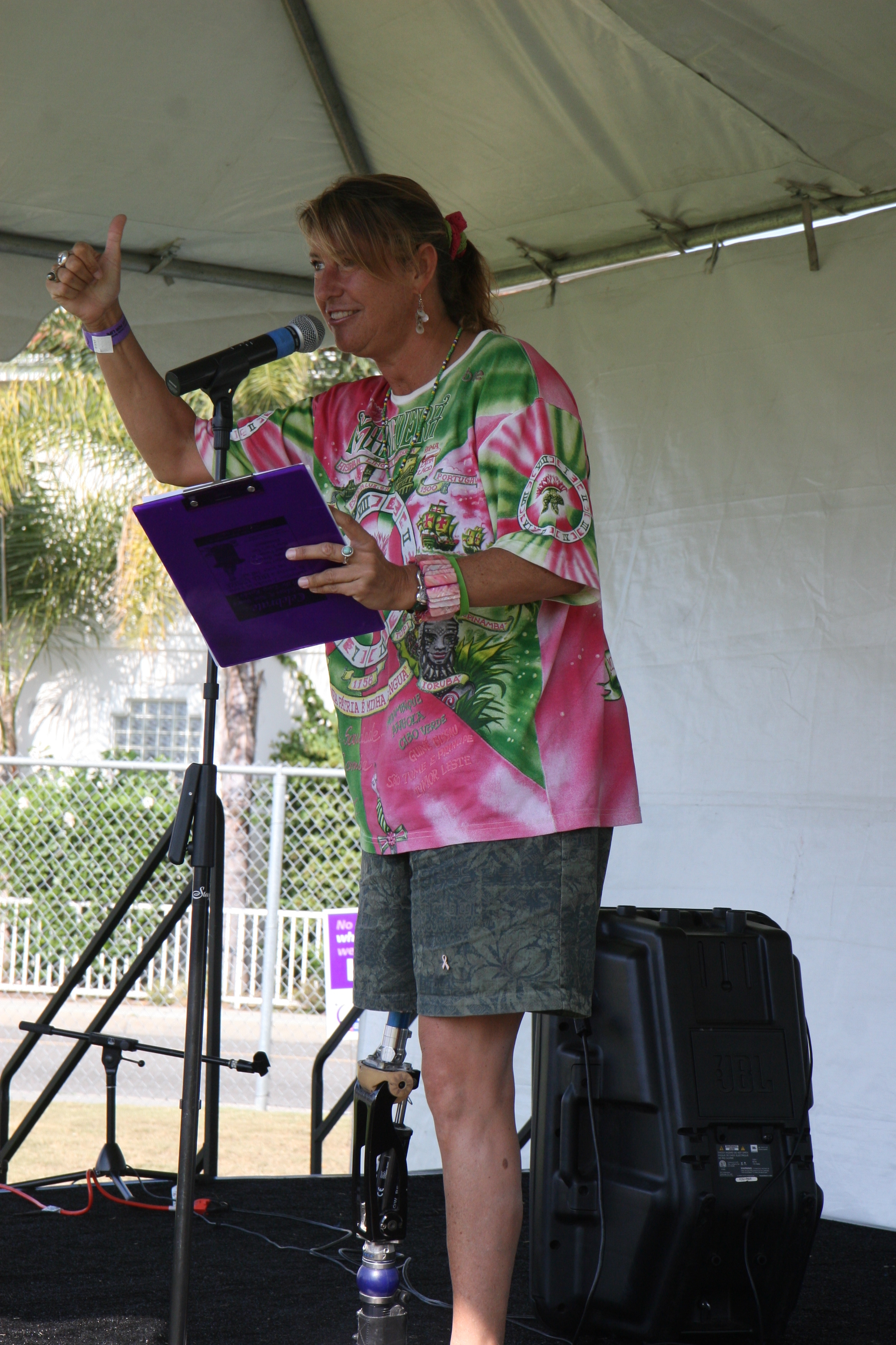 Keynote Speaker at Beach Cities Relay For Life/ Redondo Beach, CA