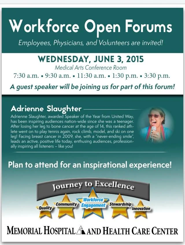 Successfully achieving the goal of another client - showing How a Positive Attitude can turn Adversity into Achievement