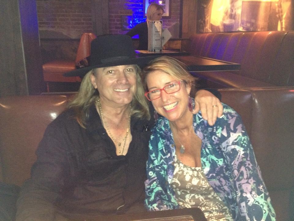   Reunited with Cheap Trick's Robin Zander &nbsp;who met Adrienne when KANSAS'&nbsp;Phil Ehart flew Adrienne cross country to represent &nbsp;Youth Against Cancer at Unicure Music Tennis Festival benefiting Butch Walts' Cancer Research, now a Urologi