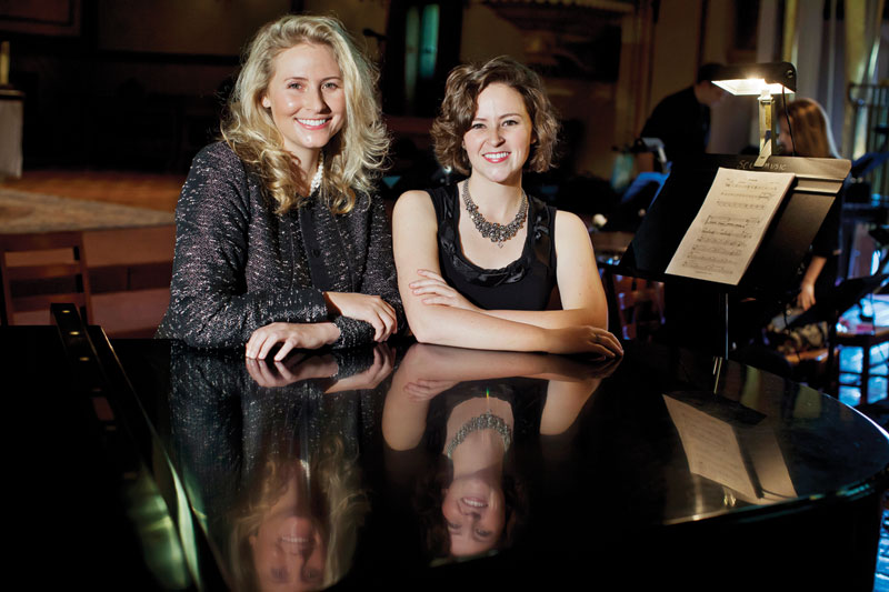 Composer Leslie La Barre and conductor Elisse La Barre. Photo by Joanne Lee